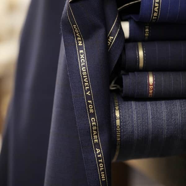 チェザーレ アットリーニのインスタグラム：「The tireless pursuit of #excellence means that Massimiliano and Giuseppe #Attolini personally select the #best #fabrics around. The choice mainly falls to Scottish, English, Irish and Italian #yarns, from the highest #quality #wools to the purest #cashmeres. But that’s not all. The shades and #designs are made exclusively on their indication, so that the distinctive #style of the #Neapolitan fashion house is constantly refreshed. “In our work – emphasises Massimiliano Attolini – the essential guide is above all the quality of the fabrics and the #cut. On closer inspection, perhaps, the secret is succeeding with simplicity and ease in the very difficult work of blending tradition and modernity. The result of this synthesis is that balance and harmony that you feel every time you wear one of our garments.”  #CesareAttolini #TimelessElegance #CesareAttoliniNapoli #Bespoke #Handmade #SartoriaAttolini #Heritage」