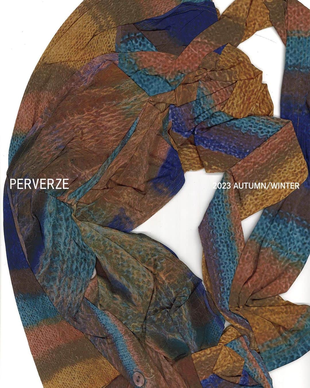 PERVERZE_OFFICIALさんのインスタグラム写真 - (PERVERZE_OFFICIALInstagram)「New collection with transfer prints of archived products on stretch cut-and-sew fabric. Comes in 3 different patterns and two sizes. Discover the collection on our online.  #PERVERZE #AW23 #PERVERZE_AW23」9月9日 18時19分 - perverze_official