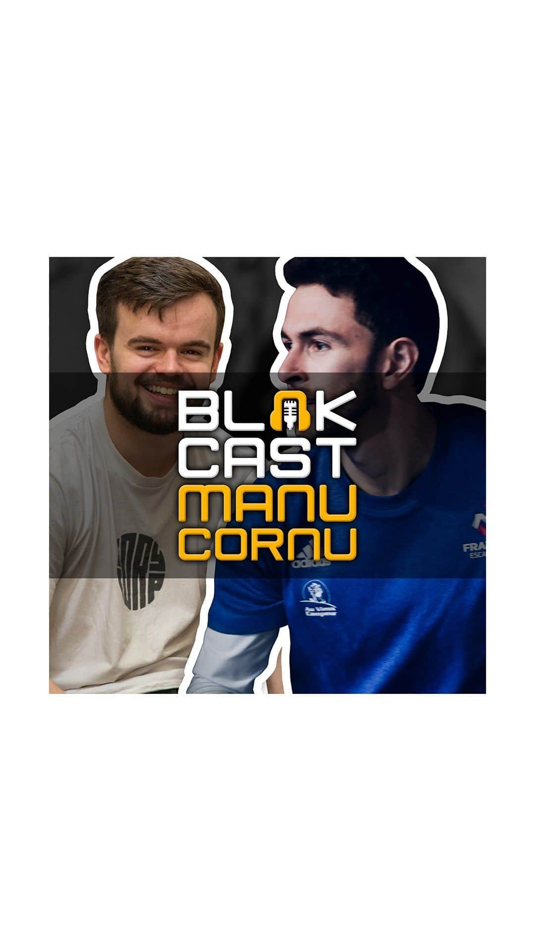 Manu Cornuのインスタグラム：「Nouveau @blokcast avec @manu_cornu (disponible sur YouTube en format vidéo et Spotify) 📲🎙️  Dans ce court extrait, @manu_cornu nous présente ce qu’est une « Cornu » 😅🇩🇪  Pour ce cinquième épisode, nous retrouvons Manu Cornu. Après de bons résultats en compétition en microbe, il ne parvient pas à sortir du lot durant ces années jeunes. Ce n’est qu’en 2012, en junior, qu’il réalise son premier gros résultat en remportant le titre de vice-champion de France de bloc juniors juste derrière Clément Lechaptois. En 2015, il fait ses premiers résultats chez les seniors en s’offrant le bronze lors des championnats de France de bloc, il participe ensuite à sa première finale en coupe du monde pour sa première participation, puis tout s’enchaîne : en 2016, il remporte 2 médailles aux championnats du monde de Paris-Bercy, en 2018 il remporte le titre de champion de France de bloc puis le titre en difficulté en 2019. Pour découvrir ou redécouvrir toutes ses performances, je vous invite à écouter ce podcast 🇫🇷   Dans cet entretien, on revient sur l’intégralité de sa carrière depuis ses années chez les jeunes, en passant par ses 3 médailles en championnats du monde, jusqu’à ses prochains objectifs 💬  Suivez-nous sur @blokcast pour ne rien louper de notre nouveau podcast 😉⚡️  📸 : @k_ptur」