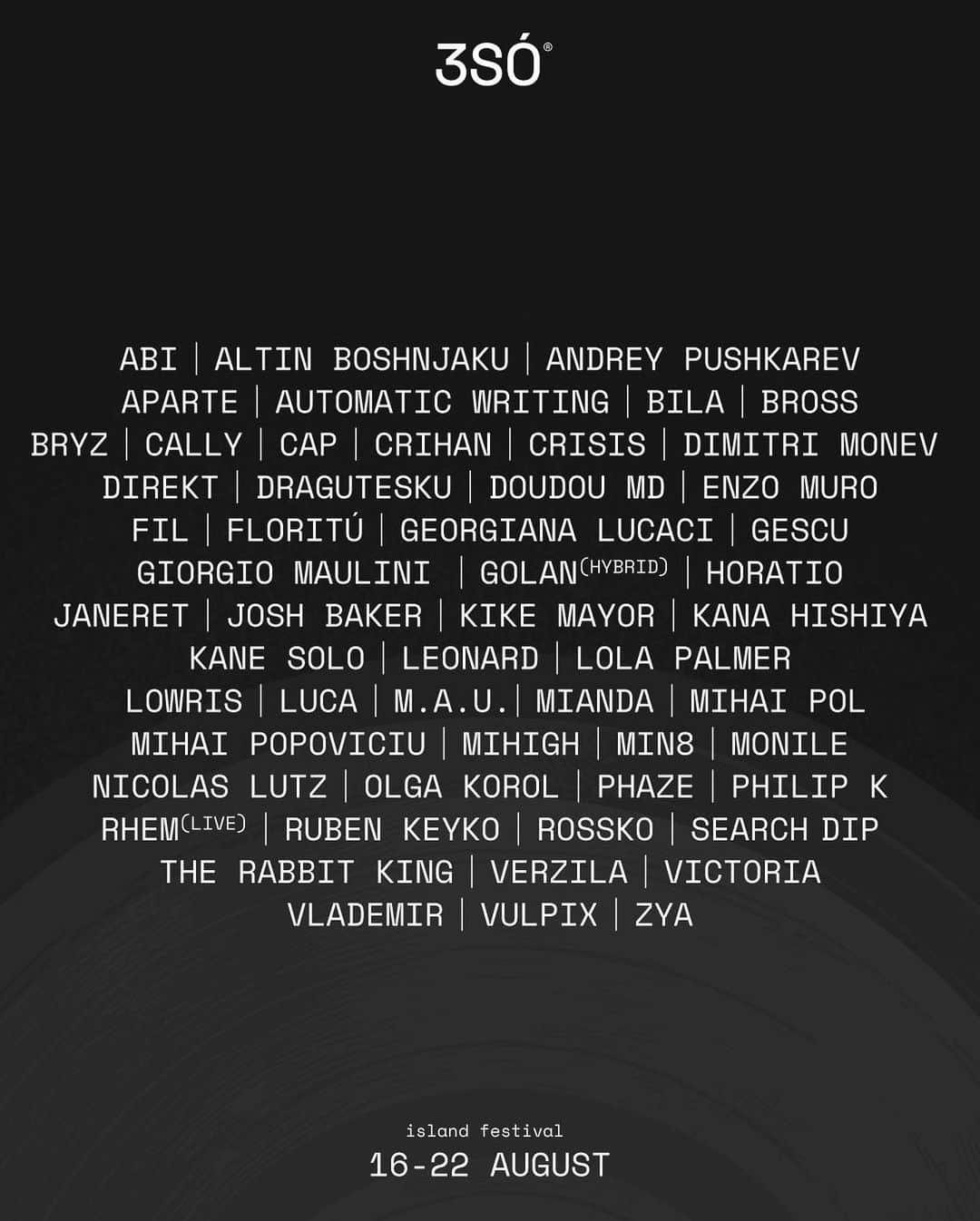 KanaKatanaのインスタグラム：「Excited to play at a beautiful location with amazing artists in Romania this Friday at sunset time! @3so.island.festival」