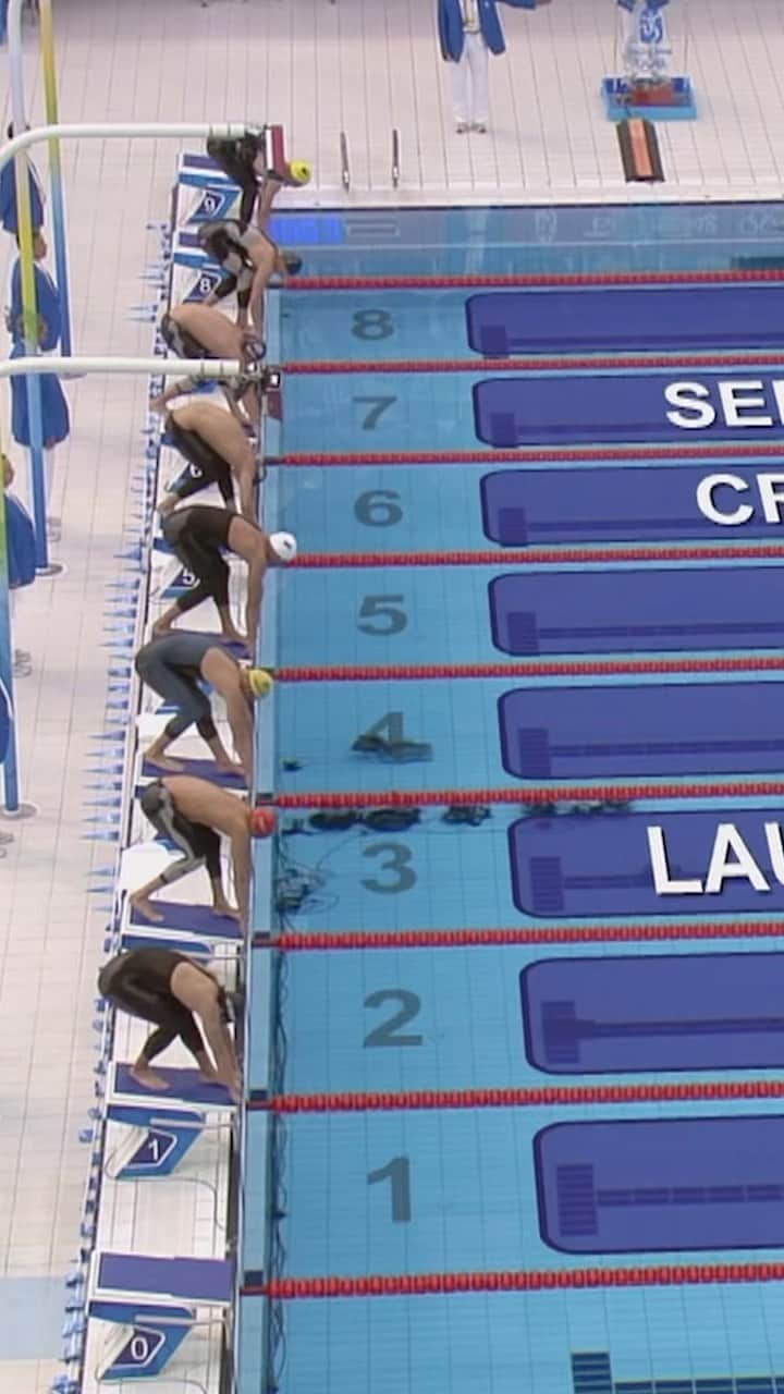 マイケル・フェルプスのインスタグラム：「One of the closest swimming finishes ever, 1️⃣ 5️⃣ years ago today! @m_phelps00 🆚 @milorad_cavic #Beijing2008 #Olympics #OnThisDay」