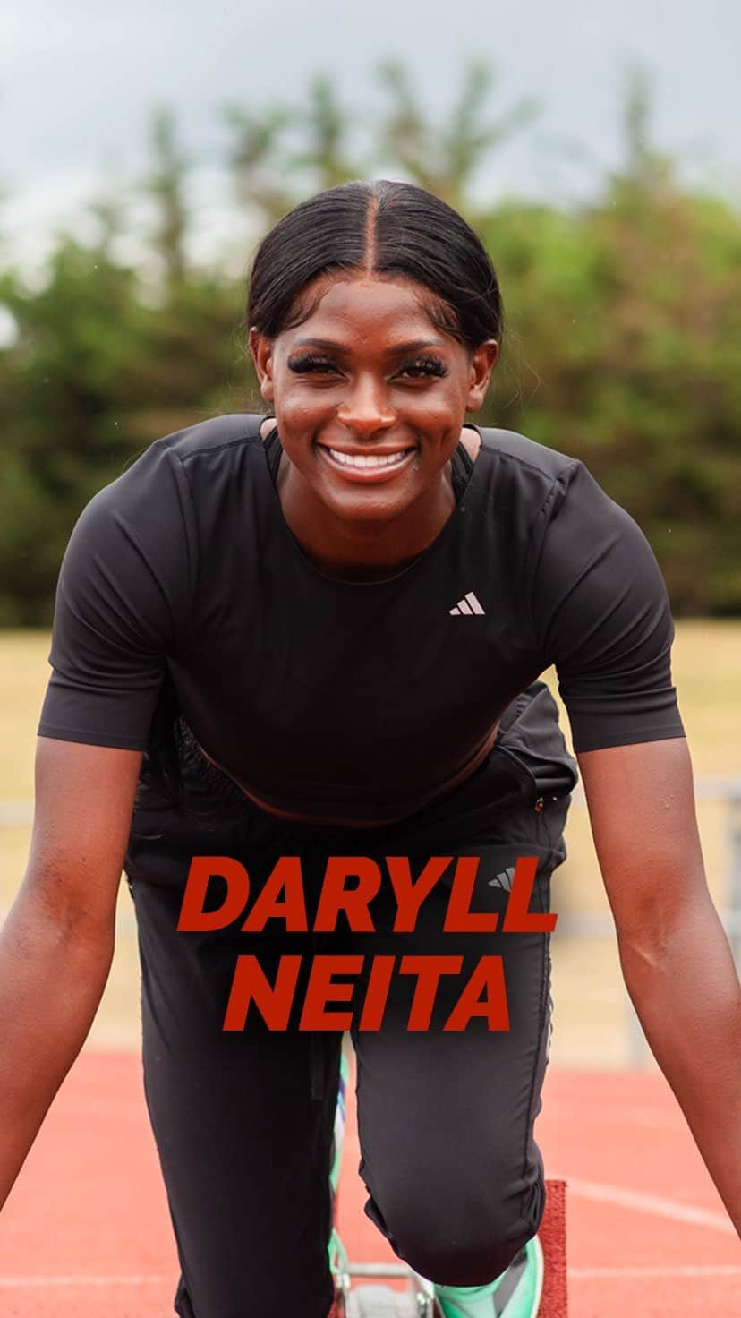 ダリル・ニータのインスタグラム：「Unleashing Speed Daryll Neita’s Rise as UK’s 200m Champion and now VOW Ambassador 🏃🏿‍♀️  2023 has seen Daryll rise up the ranks with her first Diamond League win in Stockholm and becoming British Champion in the 200m in Manchester. Daryll has two Olympic Games bronze medals from the 2016 Rio de Janeiro Olympics and 2020 Tokyo Olympics.   👉 Watch the full video via our bio links  #vownutrition #TeamGB #sportsnutrition #WhatsYourVOW? @daryllneita」