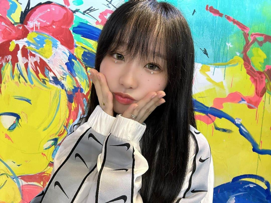 荒井麻珠のインスタグラム：「次のリリイベも楽しみだな~.ᐟ‪.ᐟ 8/31、タワレコ渋谷です🍄  髪型どうしようかな~👶🏻」