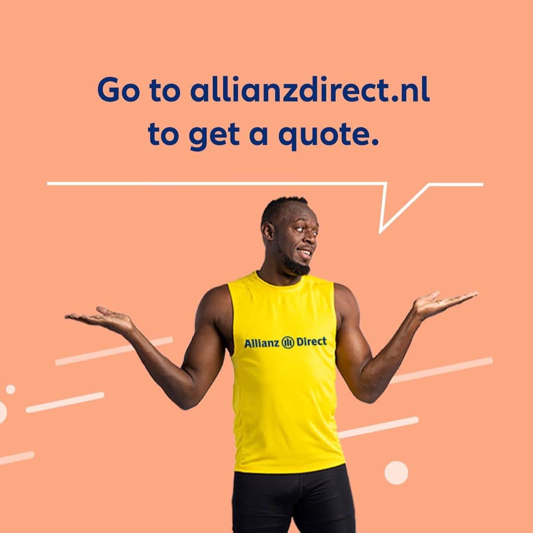 ウサイン・ボルトさんのインスタグラム写真 - (ウサイン・ボルトInstagram)「Ready, set, go! Did you find the 3 differences? And the ideal insurance policy? Go directly to allianzdirect.nl! 💪🏿 #AllianzDirect #insurance」8月16日 19時03分 - usainbolt