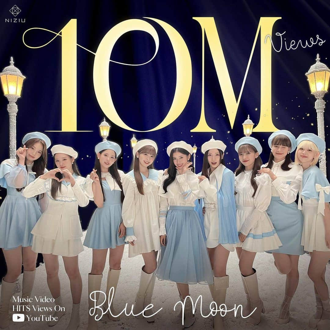 Niziさんのインスタグラム写真 - (NiziInstagram)「ㅤㅤㅤㅤㅤ NiziU "Blue Moon" M/V 🌙10million Views🌙  みなさん！ "Blue Moon"のM/Vをたくさん見ていただきありがとうございます🥰 長く愛していただけたら嬉しいです🧣❄️  ・・・・・・・・・  NiziU "Blue Moon" M/V 🌙10million Views🌙  Thank you all for watching the "Blue Moon" M/V🥰 We hope you enjoy it for many years to come🧣❄️  ・・・・・・・・・  NiziU "Blue Moon" M/V 🌙10million Views🌙  "Blue Moon" 뮤직비디오를 많이 시청해주셔서 정말 감사합니다🥰 앞으로도 계속해서 많은 사랑 부탁드려요🧣❄️  #NiziU #ニジュー #니쥬 #WithU  #NiziU_4thSingle #Blue_Moon #WithUとNiziUを繋ぐBlue_Moon」8月16日 19時24分 - niziu_info_official