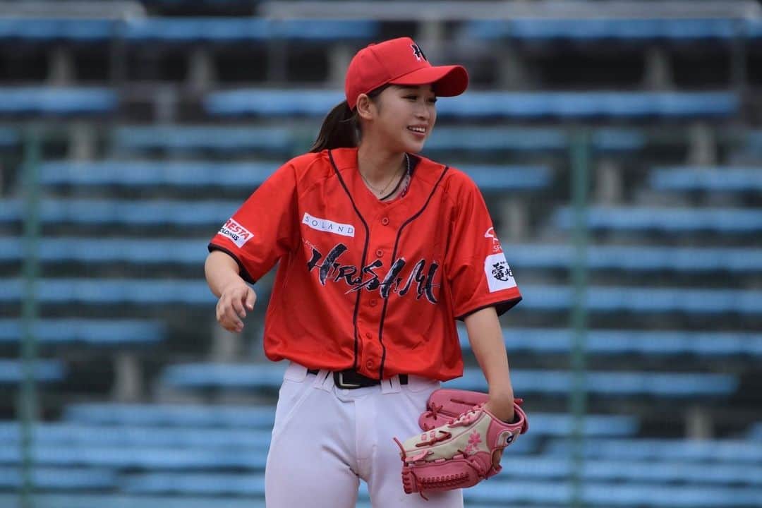 野球girlさんのインスタグラム写真 - (野球girlInstagram)「Smile！」8月16日 19時37分 - m_atsurino