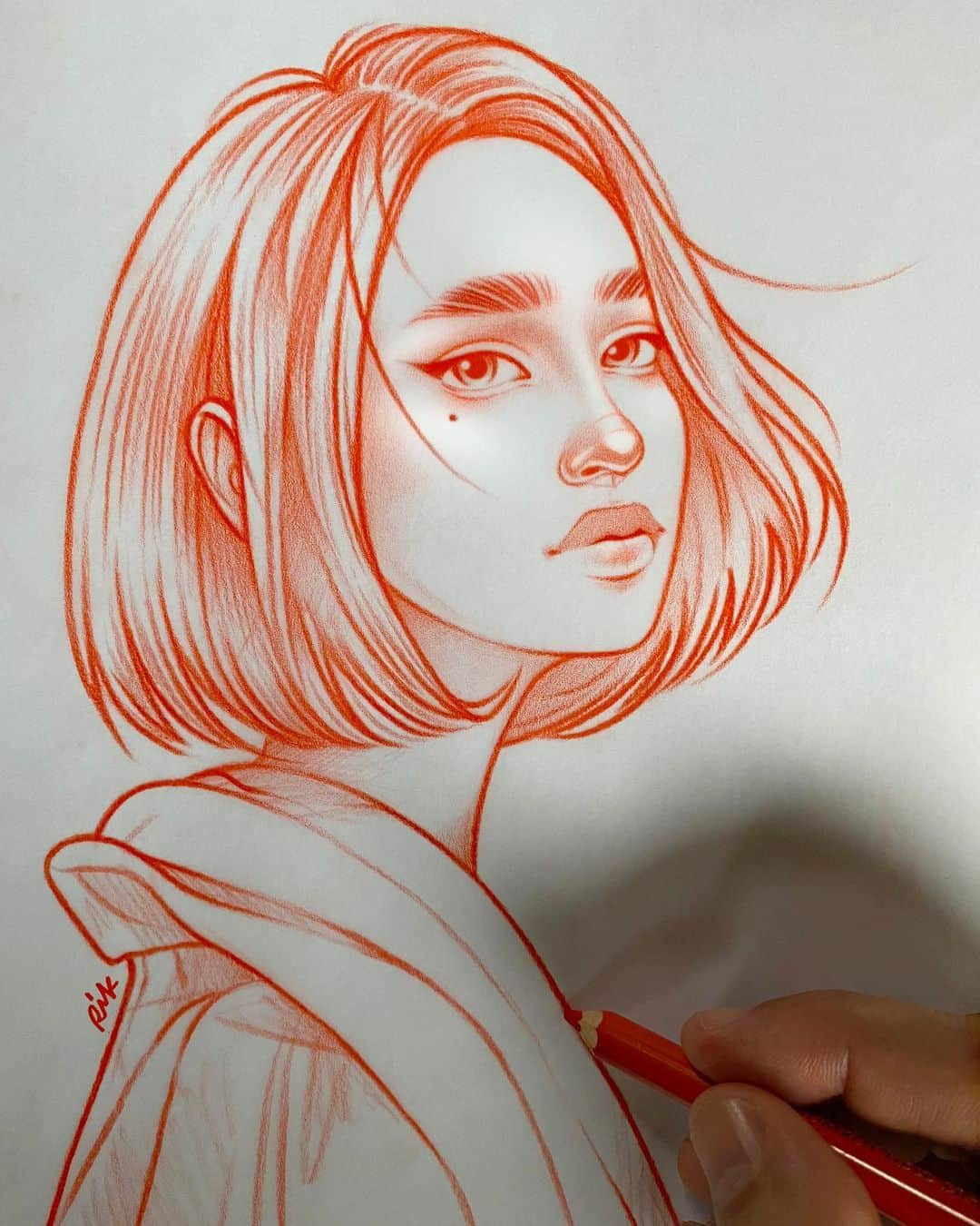 Rik Leeのインスタグラム：「Sometimes it’s the simple sketches that are my favorite ✏️❤️⚡️」