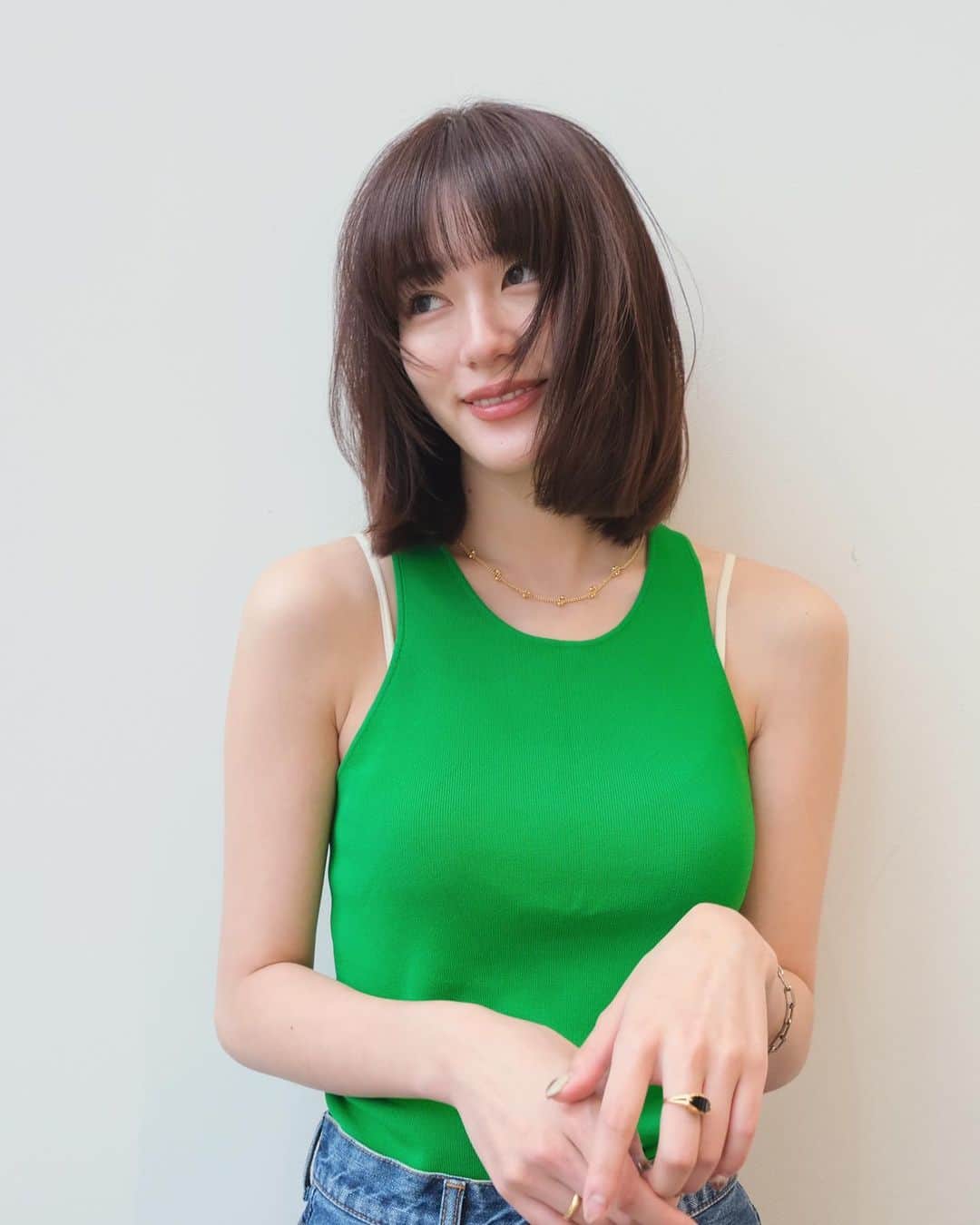 金田和樹のインスタグラム：「early autumn color❤︎ choco brown」