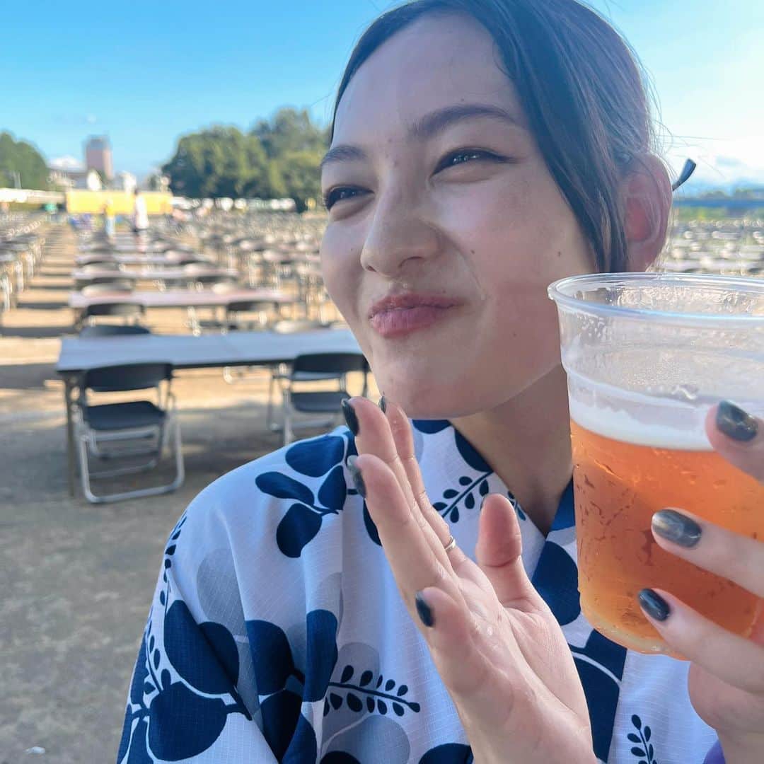 北村優衣さんのインスタグラム写真 - (北村優衣Instagram)「🍺🎇❤︎ くぅぅぅうっ。たまや〜〜〜〜。」8月16日 20時46分 - kitamura_y910
