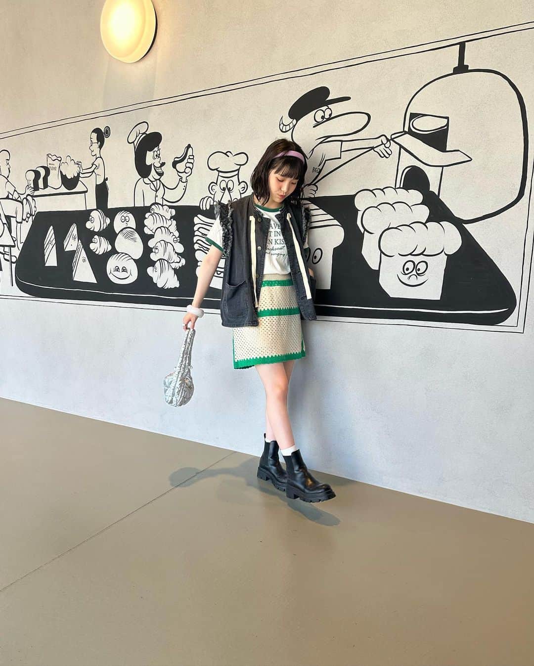 桜井えまさんのインスタグラム写真 - (桜井えまInstagram)「☺︎   #えまのすきふく  #ootd  #fashion  #15th  #fyp  #fjk」8月16日 21時07分 - emma_sakurai_official