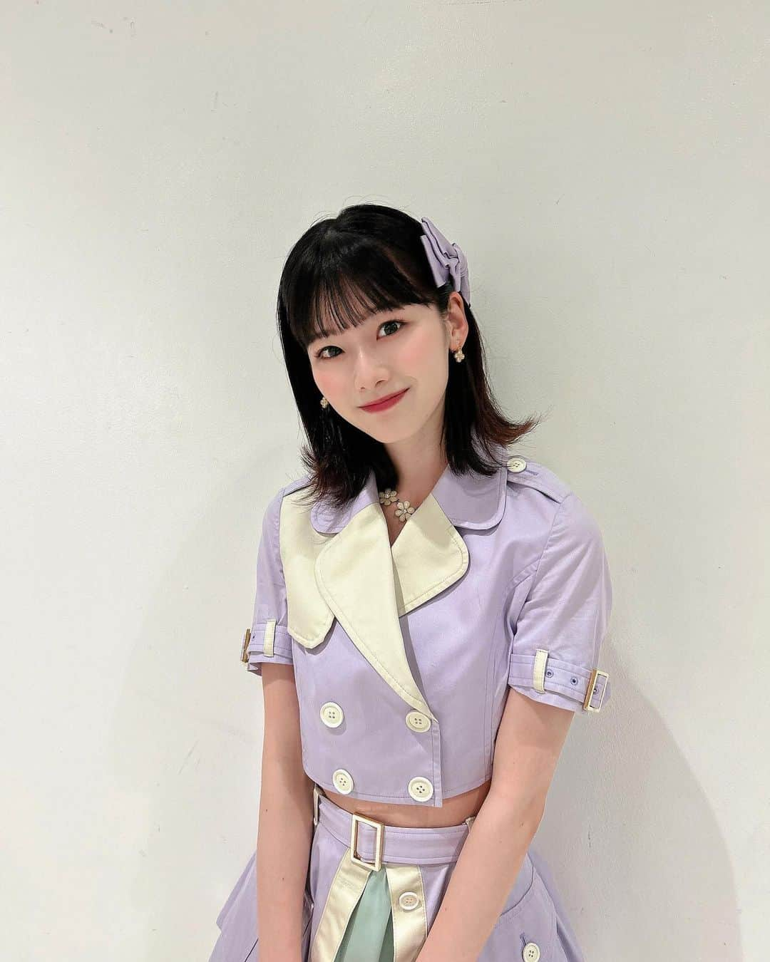 浅井七海さんのインスタグラム写真 - (浅井七海Instagram)「. 紫も似合うかな？☺️💜‪  Does purple look good on me？  #AKB48 #衣装 #パステルカラー #紫色 #pastel #perple」8月16日 21時26分 - naamin48_