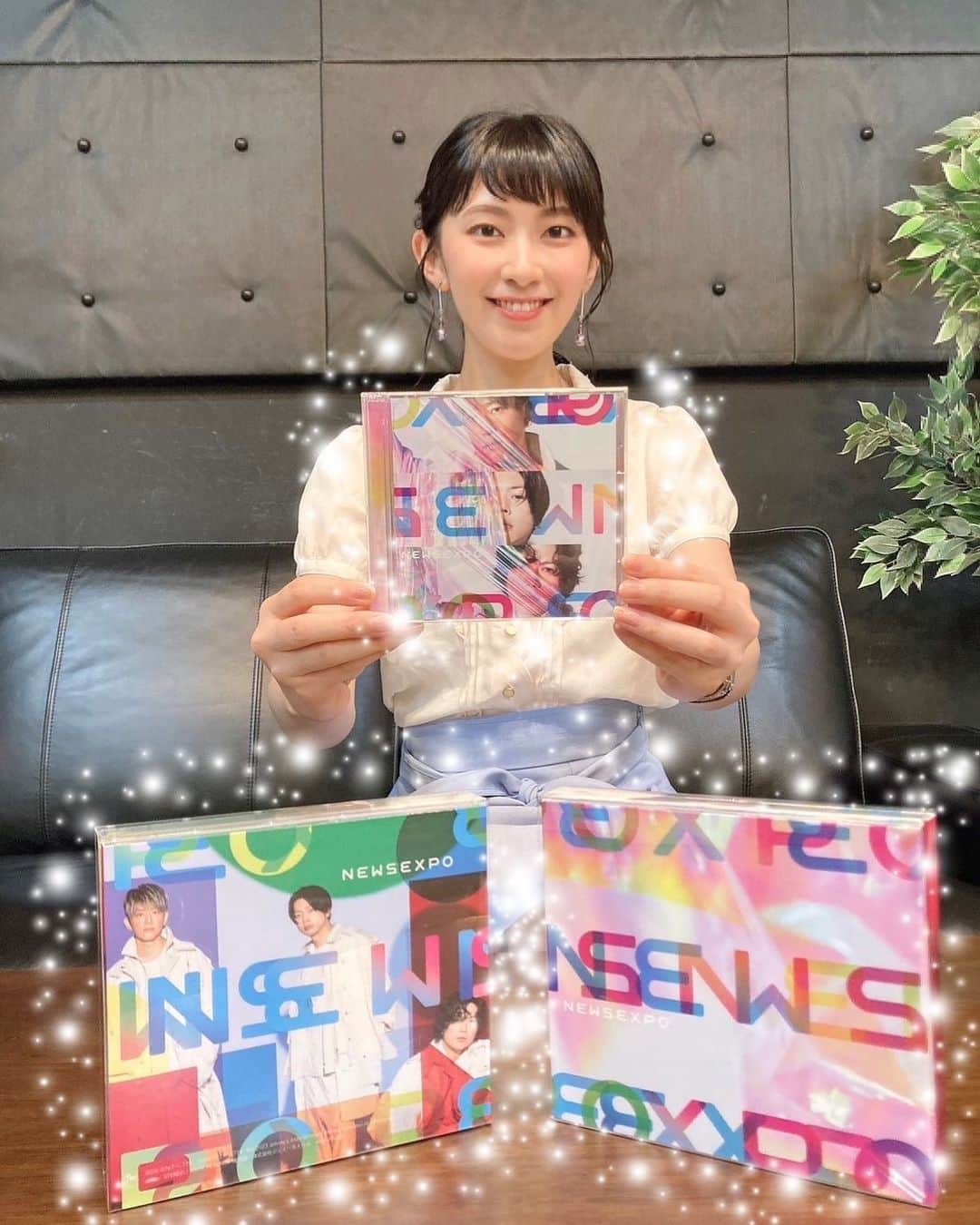 檜山沙耶のインスタグラム：「この度、NEWSの新アルバム「NEWS EXPO』のナレーションを務めさせていただきました✨ 貴重な機会をいただき大変光栄です💐 ありがとうございます！  #news #newsexpo」