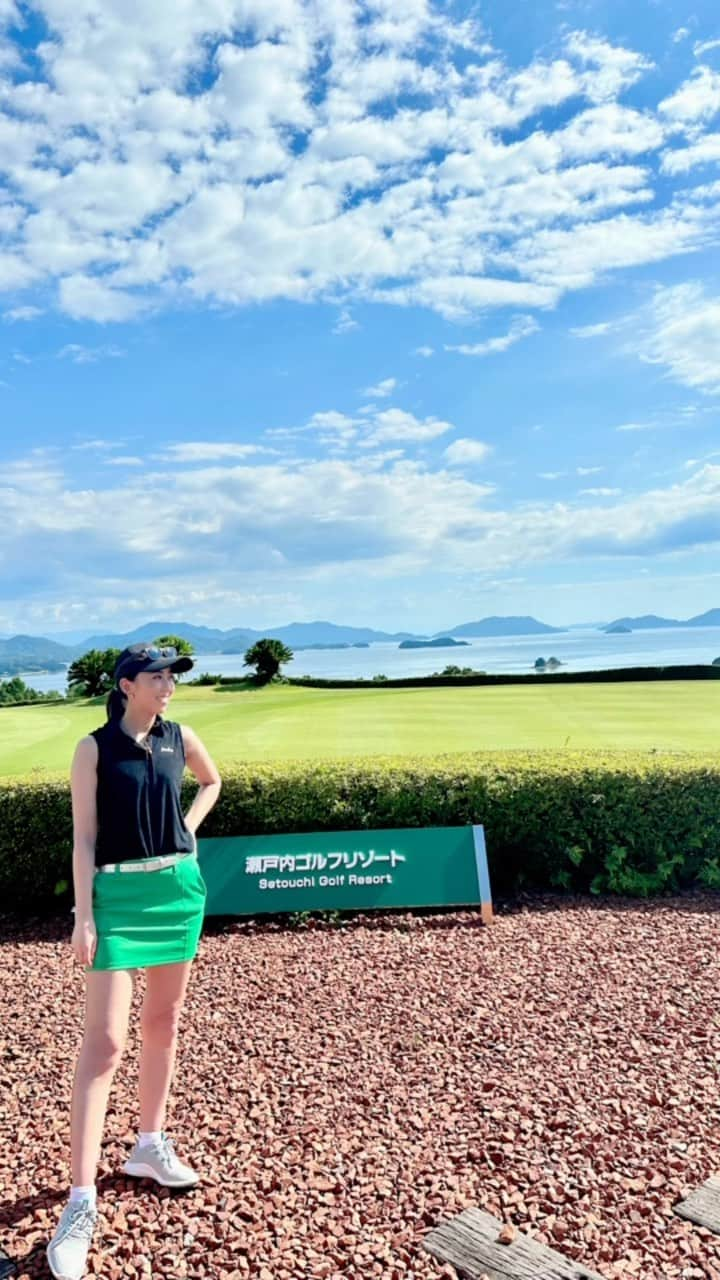 Mai Yamadaのインスタグラム：「瀬戸内ゴルフリゾート🏝️ @golf_resort.setouchi   気持ちよかったーーーー！🏌️‍♀️  #ゴルフ#ゴルフ女子#ゴルフ初心者#ゴルフスイング#ゴルフコーデ#ゴルフウェア#ゴルフ好きな人と繋がりたい #ゴルフ場#ゴルフスイング#golf#golfgirls#golfswing#golfbeginner#golfwear#golfstagram#golflife #休日#お休み#dayoff#夏旅#ゴルフ旅行#大人旅#女子旅」