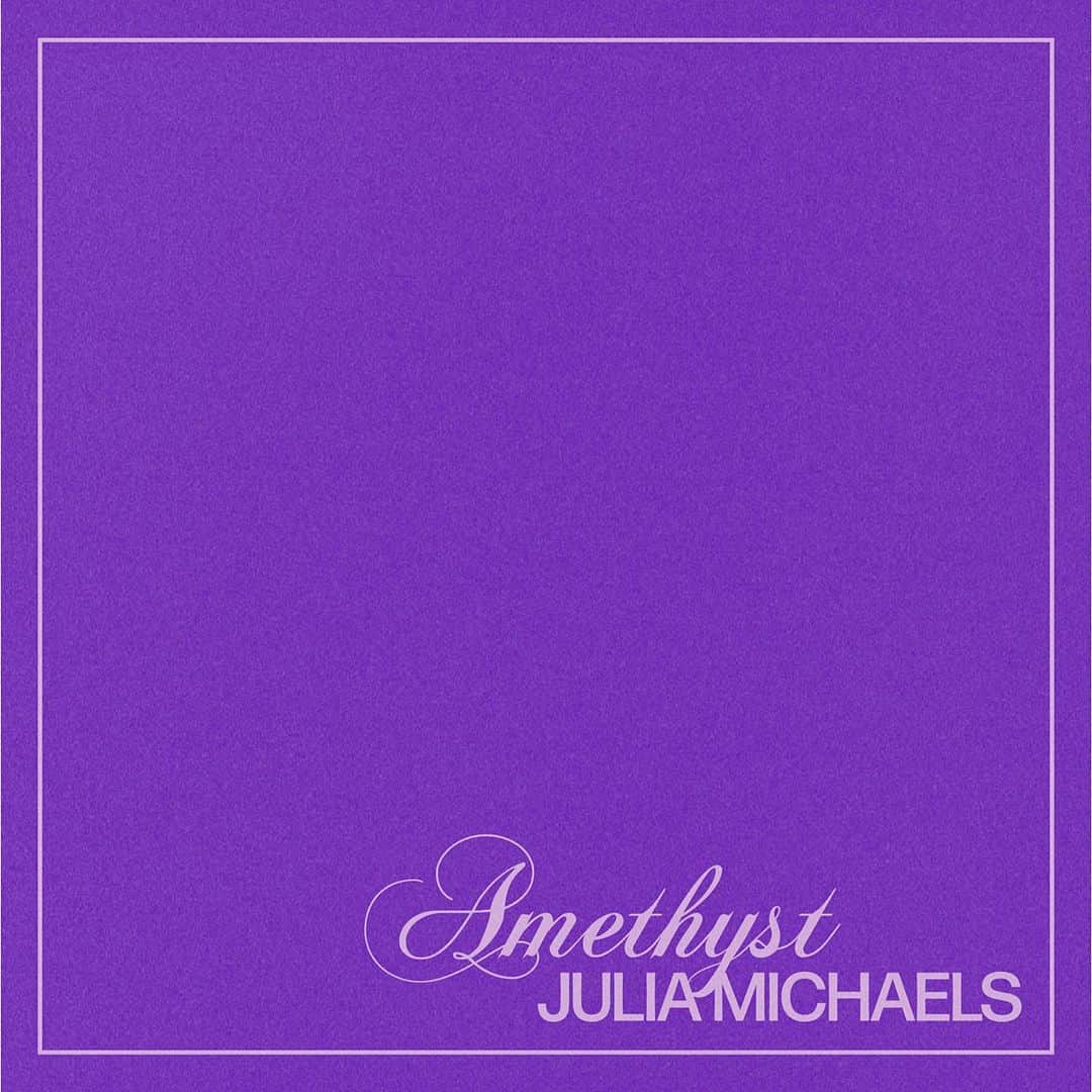 Julia Michaelsさんのインスタグラム写真 - (Julia MichaelsInstagram)「What feeling does purple give you? Amethyst out now :)💜」8月17日 0時15分 - juliamichaels