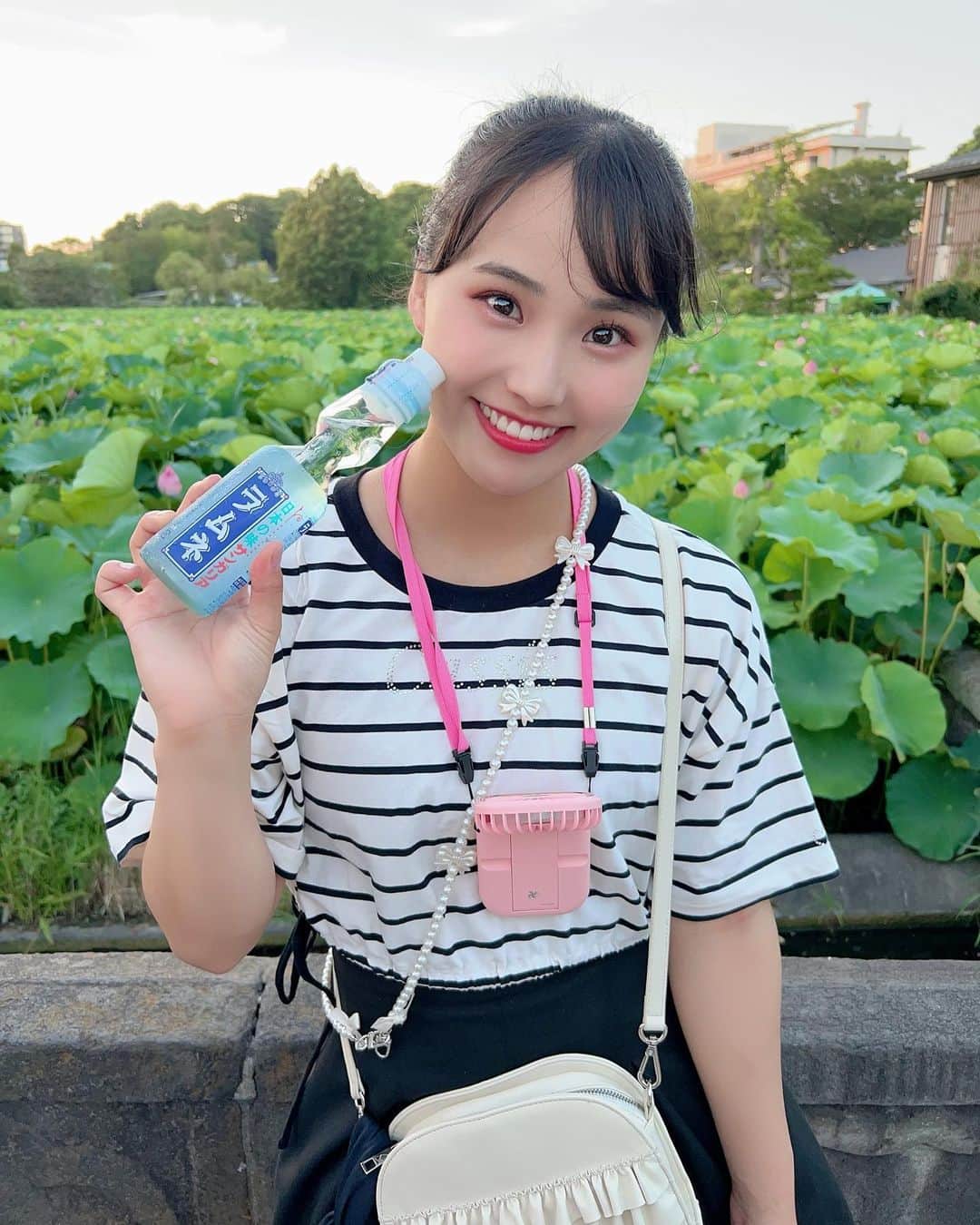 のインスタグラム：「なつをかんじたひ！🩵」