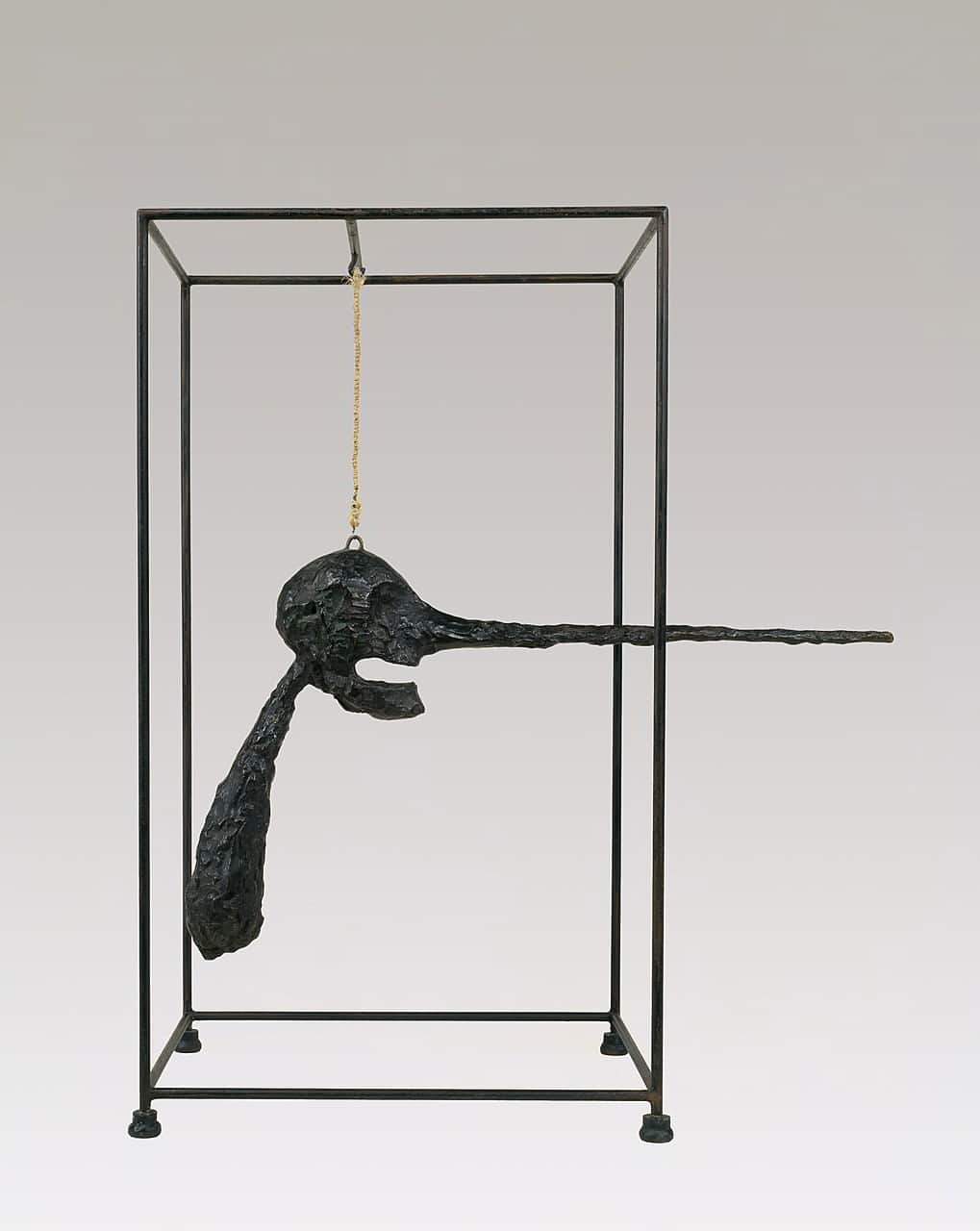 グッゲンハイム美術館さんのインスタグラム写真 - (グッゲンハイム美術館Instagram)「Alberto Giacometti's sculptures capture a profound sense of isolation and fragility, showcasing his focus on representation of truth and reality.   Giacometti joined the ranks of the Surrealists in 1929, only to abandon it six years later, when he decided to work from models rather than strictly from his imagination.   Known for his sculptures of slender, elongated human forms, Giacometti delved into the essence of human existence. . Pictured: Alberto Giacometti, "The Nose," 1949 (cast 1964)」8月17日 0時52分 - guggenheim