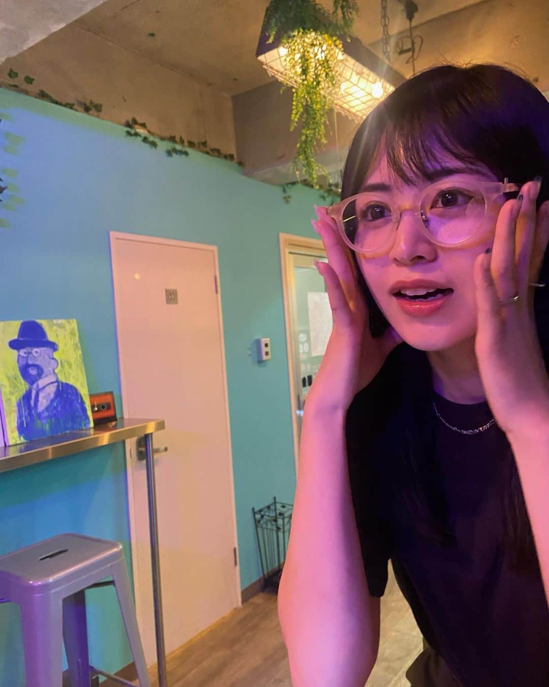 佐久間采那のインスタグラム：「.  🤓」