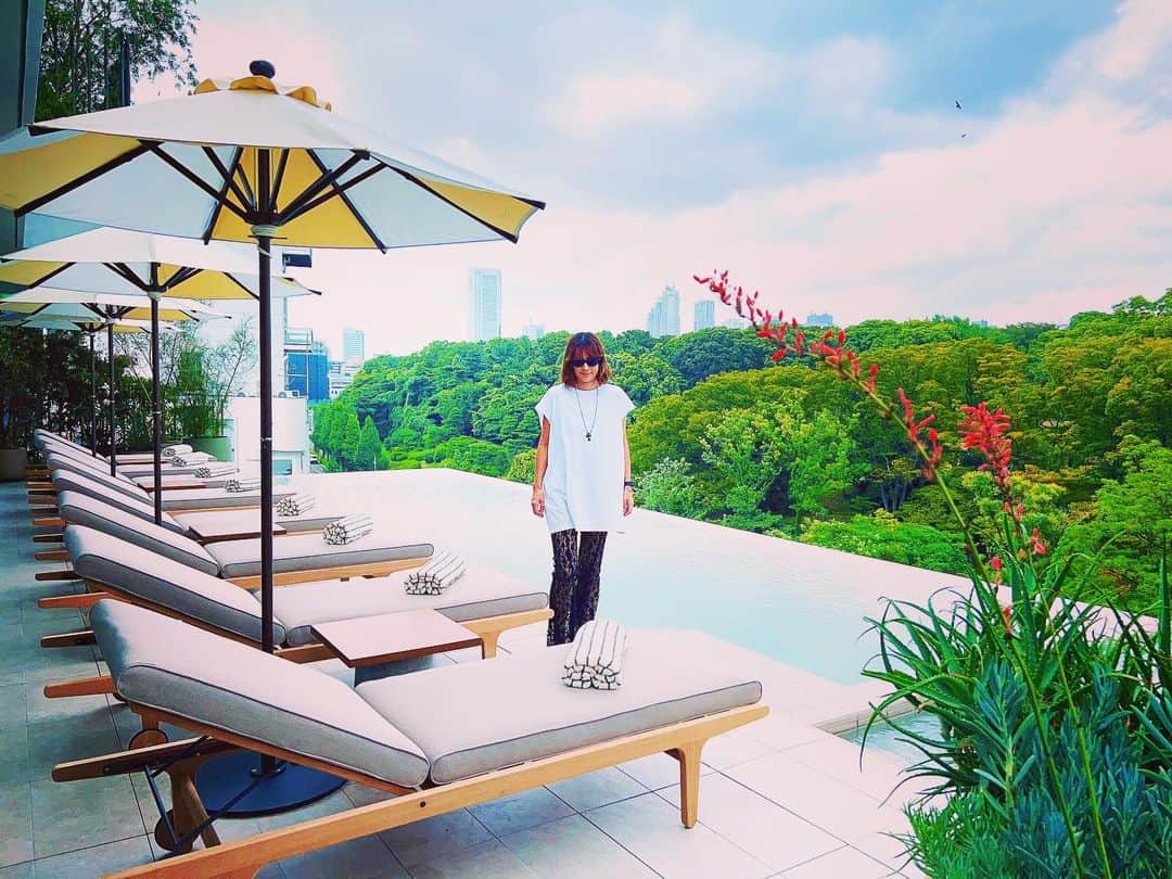 田波涼子のインスタグラム：「@trunkhotel_yoyogipark  9/1 open ♡」