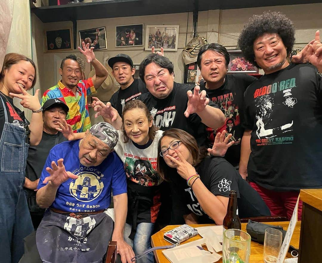 ファンキー加藤さんのインスタグラム写真 - (ファンキー加藤Instagram)「🍻 #プロレス仲間 #楽しい夜でした」8月17日 11時55分 - funkykato_funkykato_funkykato