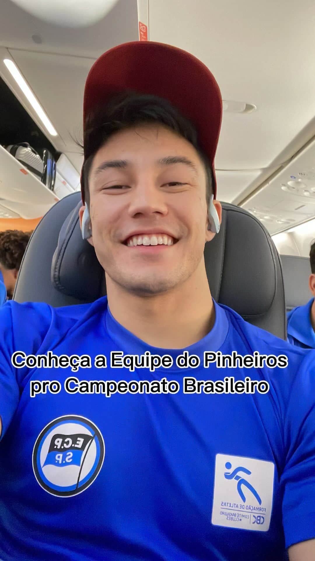 アルトゥール・オヤカワ・マリアノのインスタグラム：「Vamo Pinheiros!!!! Chegamos, Campeonato Brasileiro Adulto de Ginástica  🖤💙🩶🤍 Conheça o nosso time aquii do Pinheiros  @jv.daxs @trautwein._ @gui.silvss1 @dig_speranza @diogo_farias20 @chicobarrettojr @trick_sampaio @leomatheus_  .」