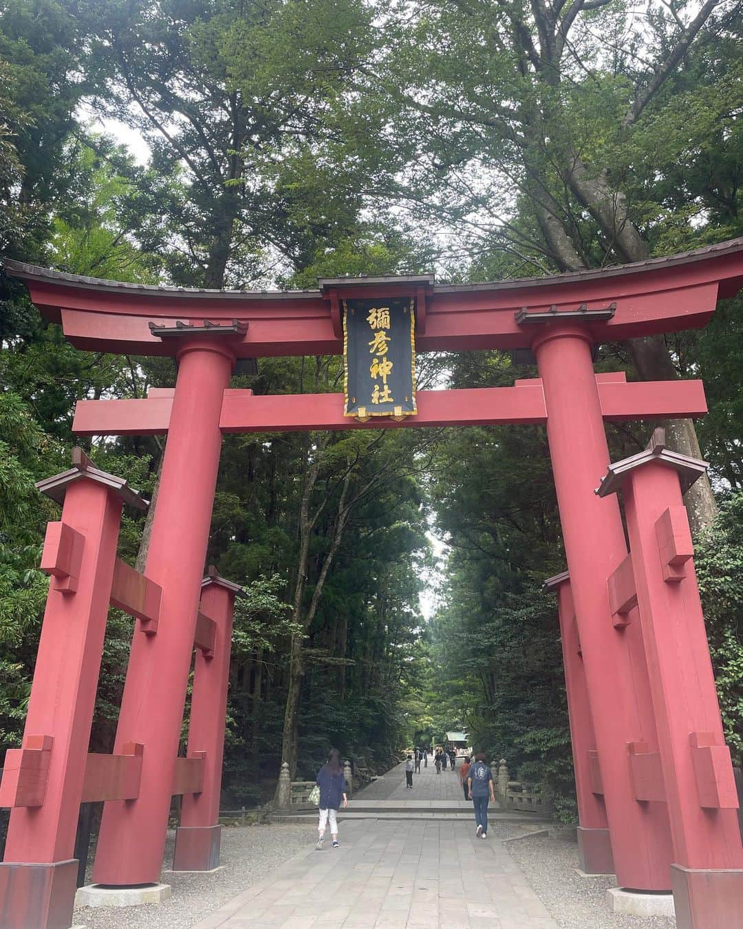 花音舞のインスタグラム：「彌彦神社  こちらもパワースポット✨  新潟最大のパワースポットと言われている弥彦神社をみなさん知ってますか？？ 御祭神である天香山命（あめのかぐやまのみこと）は、天照大御神（あまてらすおおみかみ）のお孫さんなのです！！ 私は初舞台の『スサノオ』を思い出しました🤭  空気が美味しくていっぱいエネルギー頂きましたよ！！  ロープウェイ🚡も楽しかったなぁ✨  #彌彦神社  #最強  #パワースポット  #宝塚 #スサノオ #初舞台  #90期」