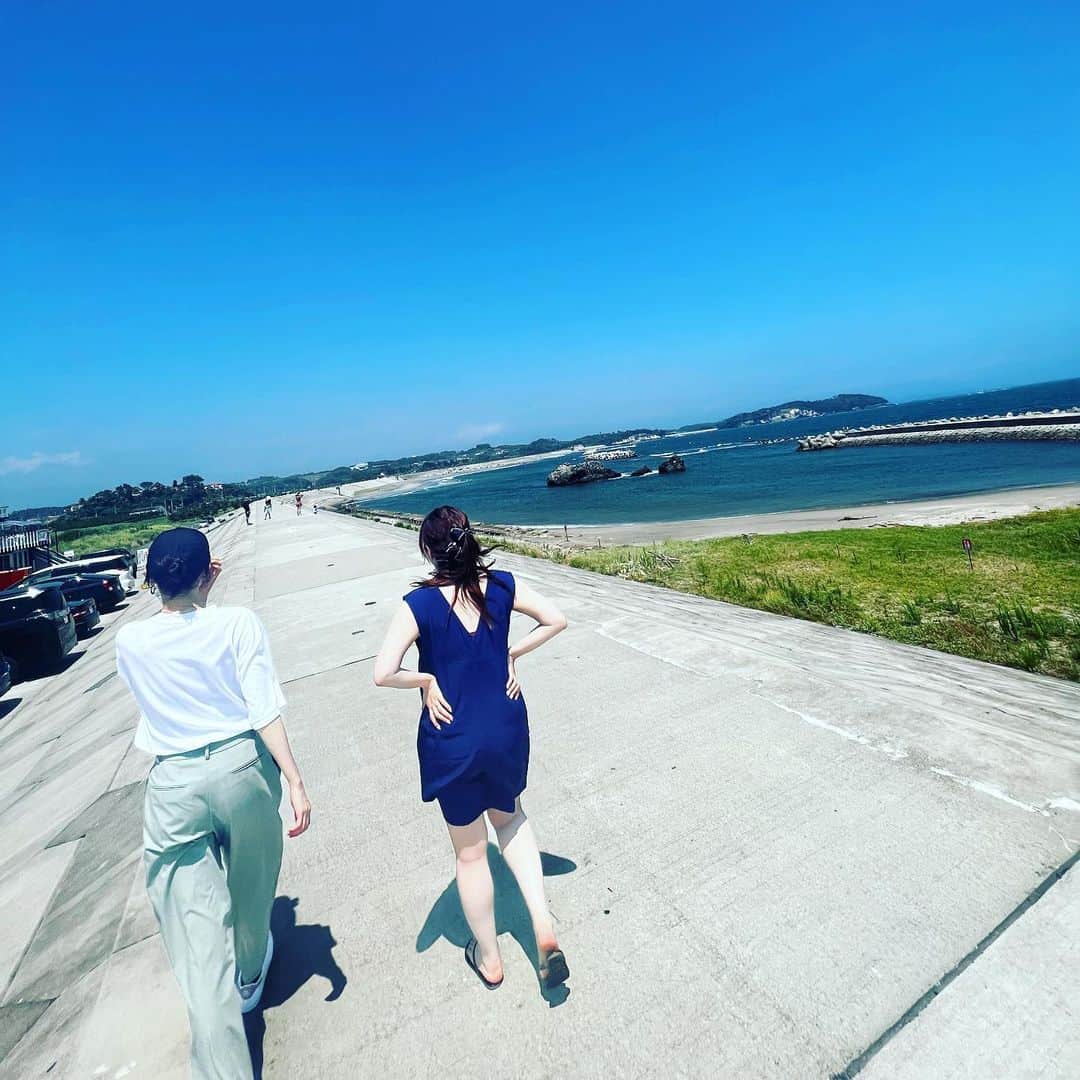 上原泰子のインスタグラム：「▽ 🏖𓂃٭𓈒𓏸 . . #水着#着なかった#過去pic #bbq#海コーデ」