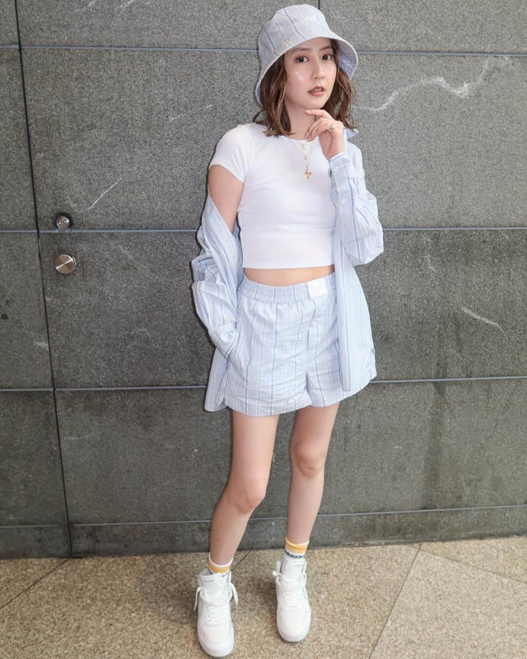 河北麻友子さんのインスタグラム写真 - (河北麻友子Instagram)「FASHION SET: Kith SNEAKERS: Celine #FASHION #OOTD #麻友コーデ」8月17日 21時05分 - mayukokawakitaofficial