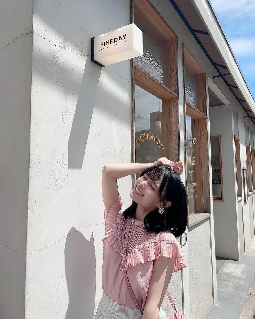 岩田陽菜のインスタグラム：「ドーナツ屋さん♩🍩」
