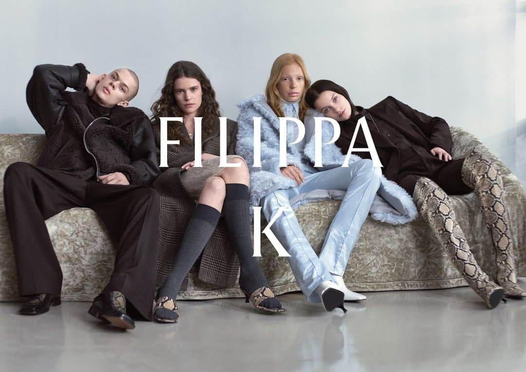 フィリッパコーのインスタグラム：「Introducing the Autumn/Winter 2023 collection – an exploration of the sense of freedom and lightness that has been rooted in Filippa K’s DNA since 1993. Creative Director Liisa Kessler continues to reinterpret and revive the codes of the house, with a focus on returning to the attitude and energy of #FilippaK in the 90s.  The collection is available to shop in store and at filippa-k.com.  Photographed by @timothyschaumburg Styled by @ondineazoulay Make-up by @_georginagraham_ Hair by @ramoneyluv Set design by @florinemilie Models @antematz @helena.muehlberger @selmapaulsen_ @ebba_ryberg @chunjincj」