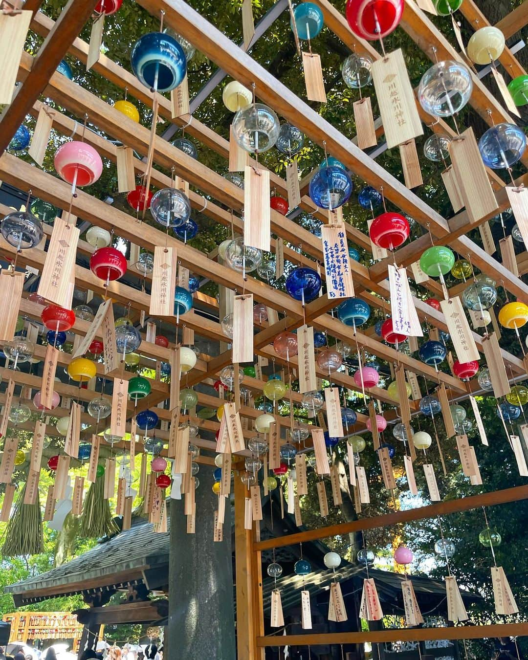 農海姫夏さんのインスタグラム写真 - (農海姫夏Instagram)「久しぶりに川越氷川神社行けた🎐 ・ ・ #川越氷川神社 #いちのや」8月17日 14時26分 - hina_noumi