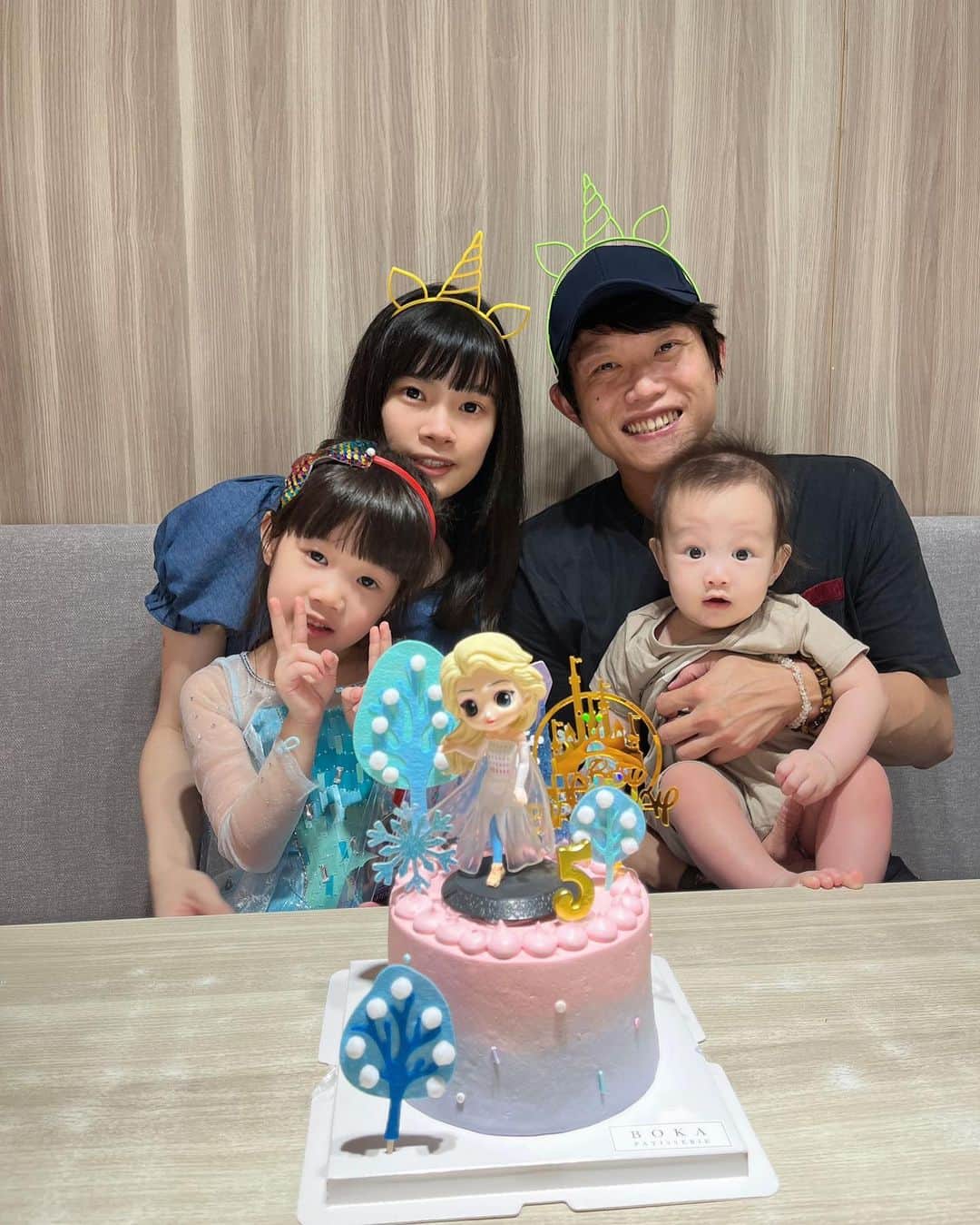 陳冠宇さんのインスタグラム写真 - (陳冠宇Instagram)「家裡的小公主5歲生日快樂🎂 🧒：終於能吃巧克力了😋」8月17日 22時08分 - kuanyu1029