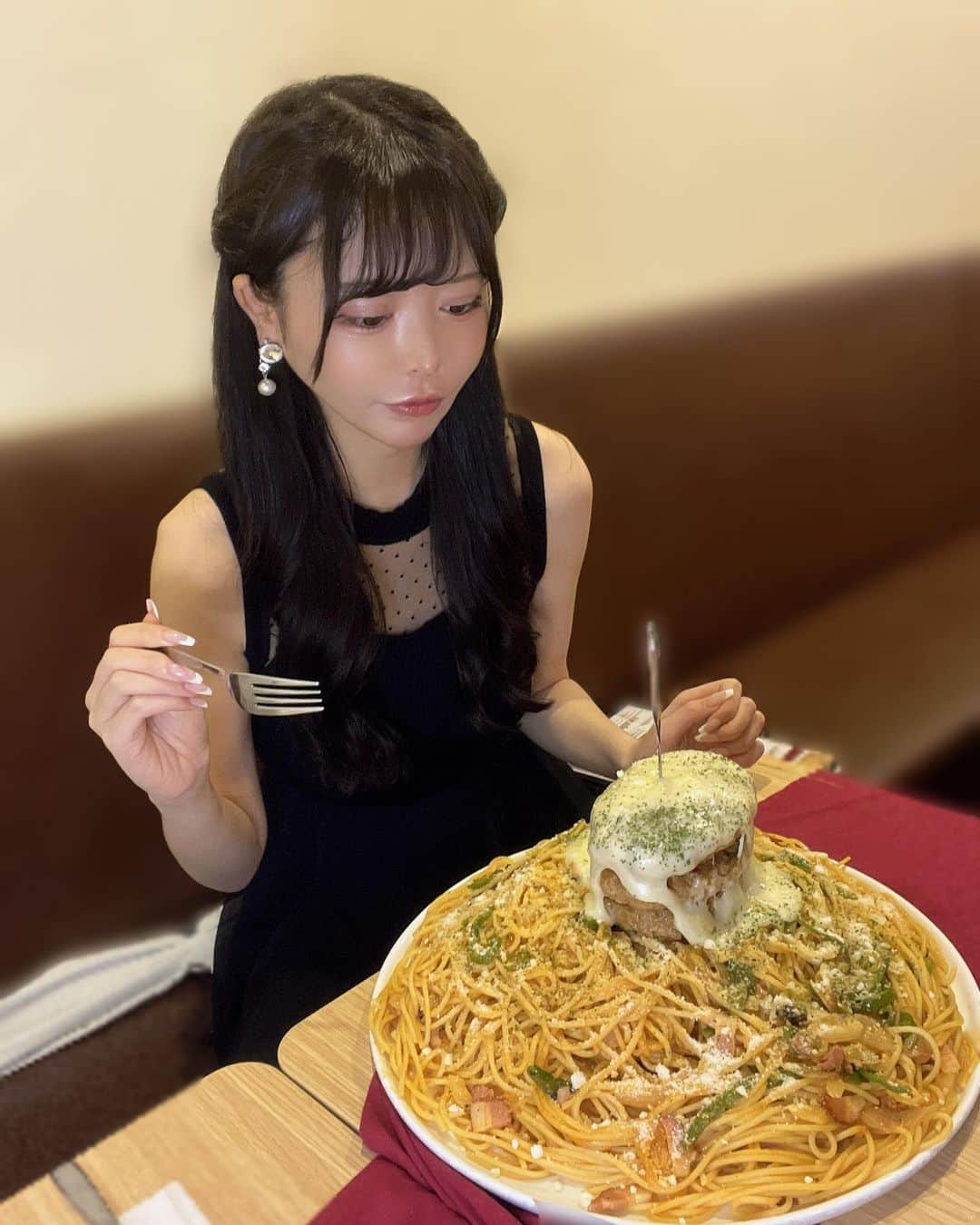 三年食太郎（松島萌子）さんのインスタグラム写真 - (三年食太郎（松島萌子）Instagram)「デートでパスタ3キロ食べても引かないでね」8月17日 18時02分 - 3.syokutaro
