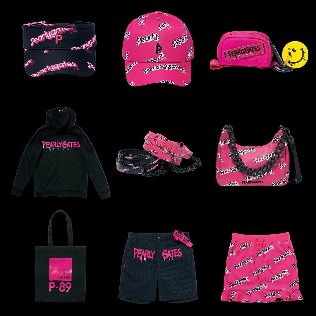 のインスタグラム：「Which one do you like??  #pearlygates#pearlygatespink#newarrivals#autumncollection#iloveit#pink#golffashion#golfstyle#パーリーゲイツ#ゴルフ#ゴルフウェア#ゴルフファッション#ゴルフバッグ」