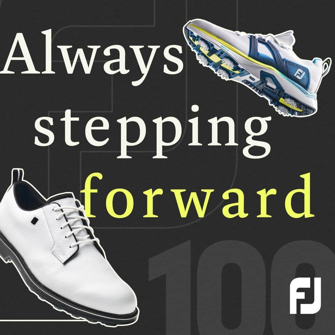 Footjoy Japanさんのインスタグラム写真 - (Footjoy JapanInstagram)「【FootJoy生誕100周年】 FootJoyは100年もの間、常に新たな挑戦と革新を続けてきたゴルフフットウエア界のリーディングブランドです。  これまで数えきれない多くのプレーヤーたちの足元を予想を遥かに超える驚きのパフォーマンスで支え続けてきました。  これからも革新のスタンスは変わることはありません。  今日も新たな一歩を踏み出して行く。  #FJ100 #FootJoy #since1923 #centennial #フットジョイ #100周年」8月17日 18時50分 - footjoy.japan