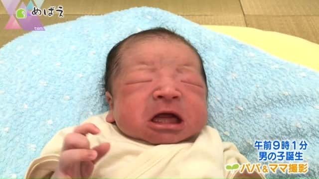 読売テレビ「かんさい情報ネットten.」のインスタグラム：「８月１７日（木） #めばえ ４０５７人目🌱 #赤ちゃん が生まれたその日に撮影＆放送 　 ご応募は『ten めばえ』で検索！ ▶https://www.ytv.co.jp/ten/mebae/」