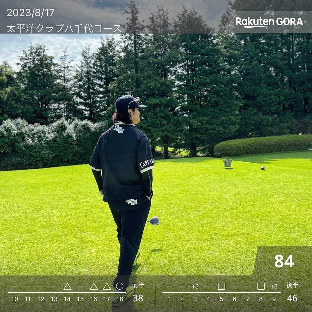 宮城大樹さんのインスタグラム写真 - (宮城大樹Instagram)「ゴルフを10年前に始めてすぐ辞めてしまって再開して1年。  ベストスコア新記録を出しました。  記録として投稿します。前半覚醒してた。  人生初めての趣味みつけました。  #ゴルフ #ゴルフ男子 #ベストスコア更新」8月17日 19時32分 - dykinman