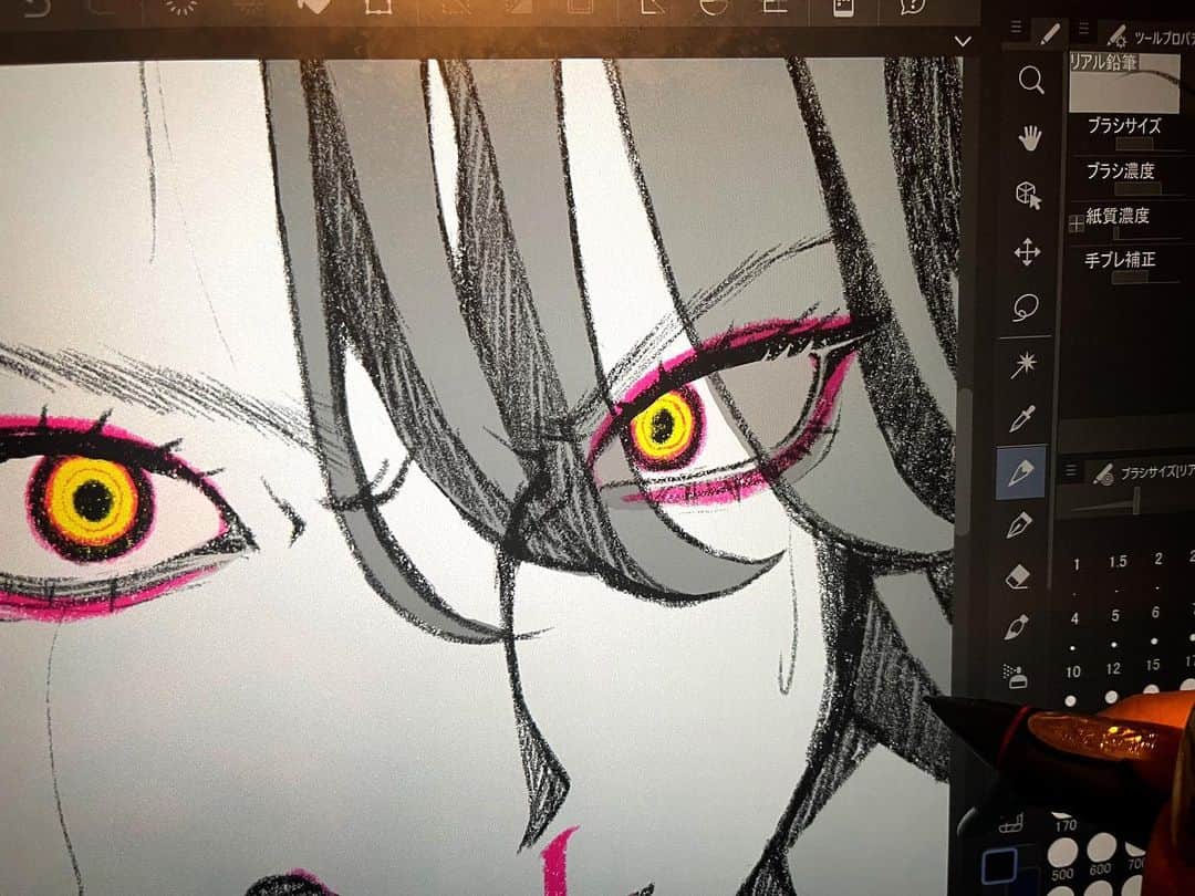 奏音69のインスタグラム：「今日は絵師の奏音69」