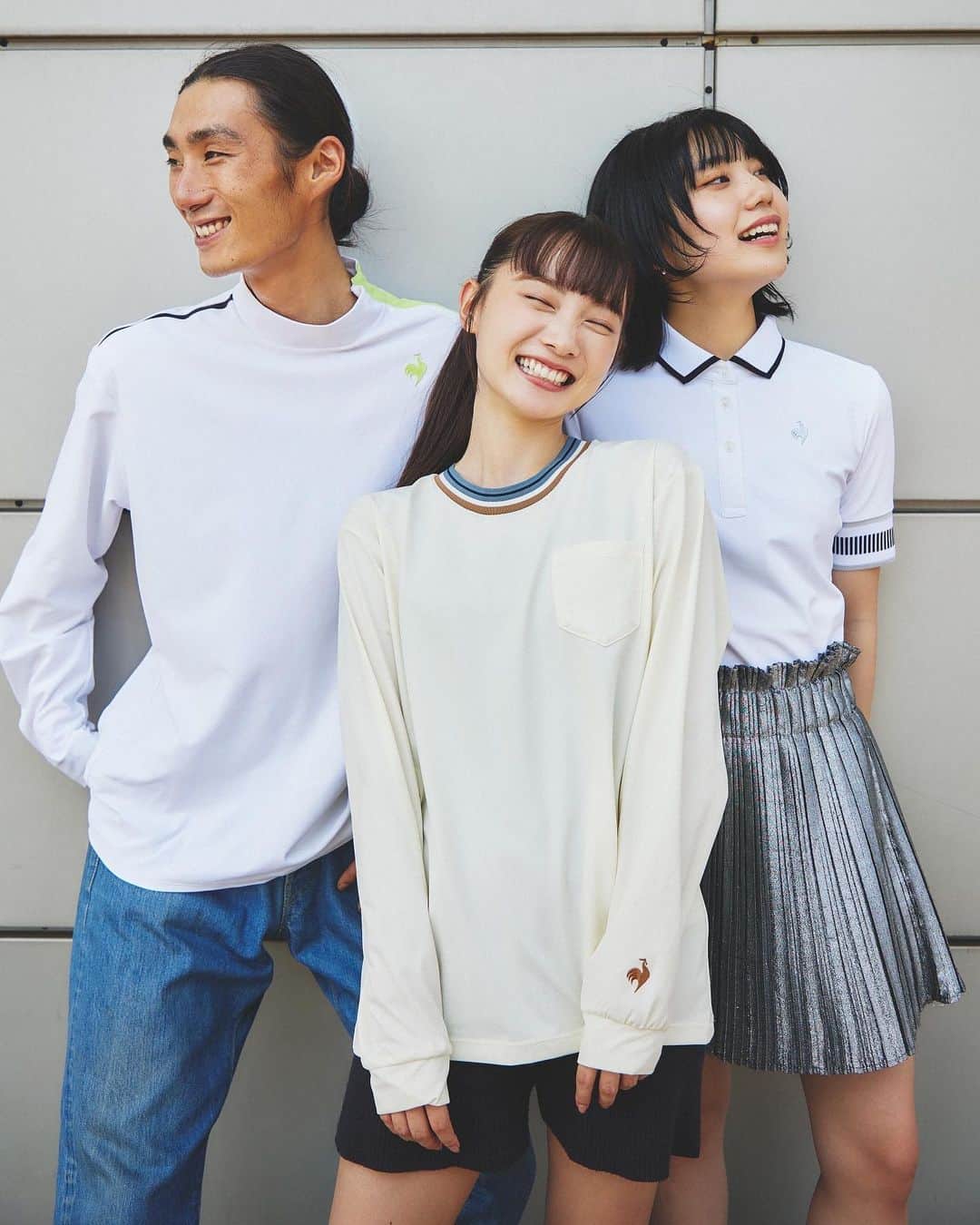 新野尾七奈のインスタグラム：「ルコックスポルティフle blancコレクションに出演させて頂きました♡ たのしかった〜！  8月15日〜29日アトレ恵比寿にて limited shop オープンです！ 是非遊びに行ってね⭐️💨  @lecoqsportif_japan #ルコックスポルティフ  #lecoqsportif #期間限定ショップ」