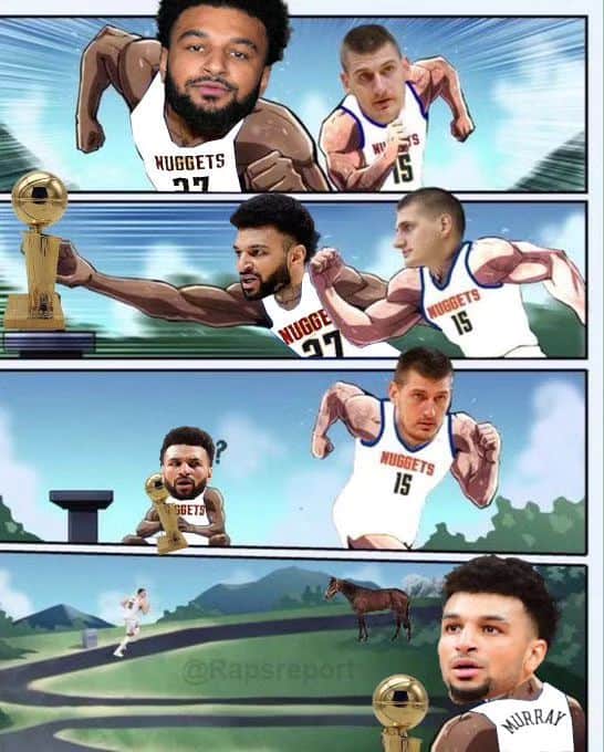 ニコラ・ヨキッチのインスタグラム：「Accurate @nbamemes_official 🃏 . . . #jokic #jokicnikola #joker #nikola #nikolajokic #denver #nuggets #denvernuggets #colorado #nba #basketball #serbia #usa #srbija #sombor #belgrade #beograd #mvp」