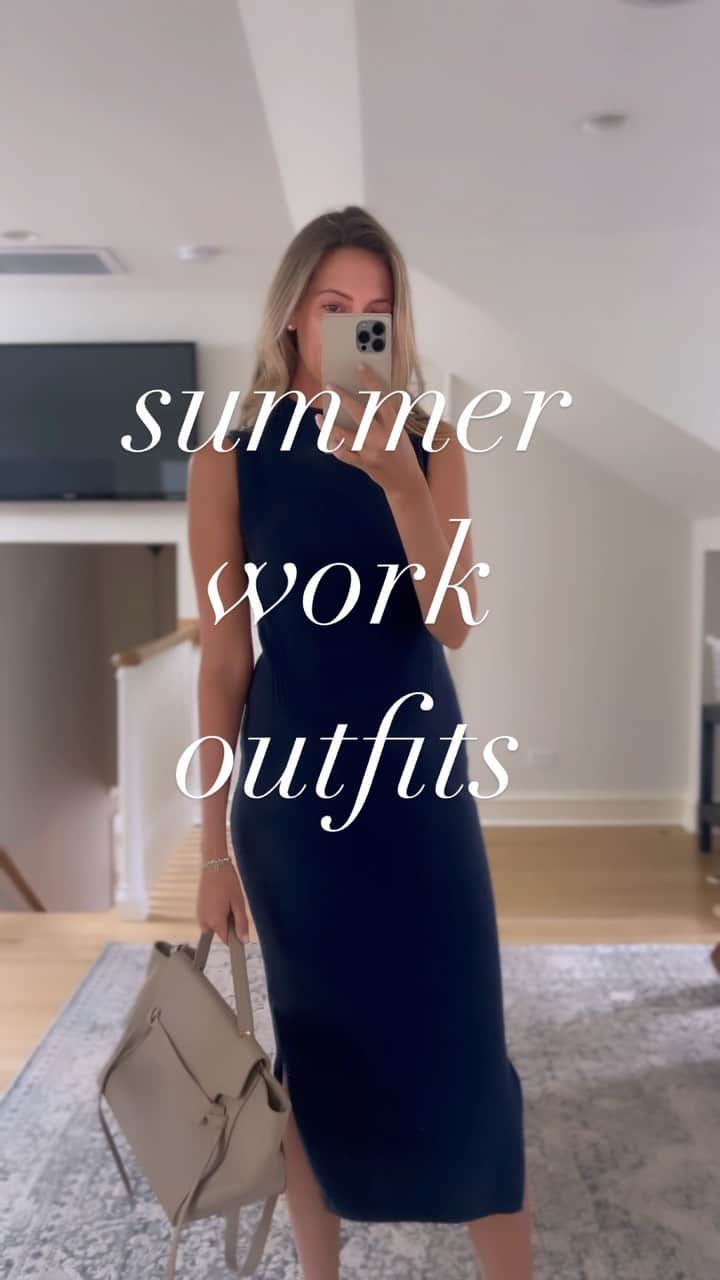 Anna Jane Wisniewskiのインスタグラム：「Lots of requests for work outfits over here! Now, I know the office has changed quite a bit over the past few years. So many people are remote or hybrid and dress codes have relaxed big time. I now work from home but still have my office styling chops. Which look would you wear to work?  #officestyle #workoutfit #classicstyle」