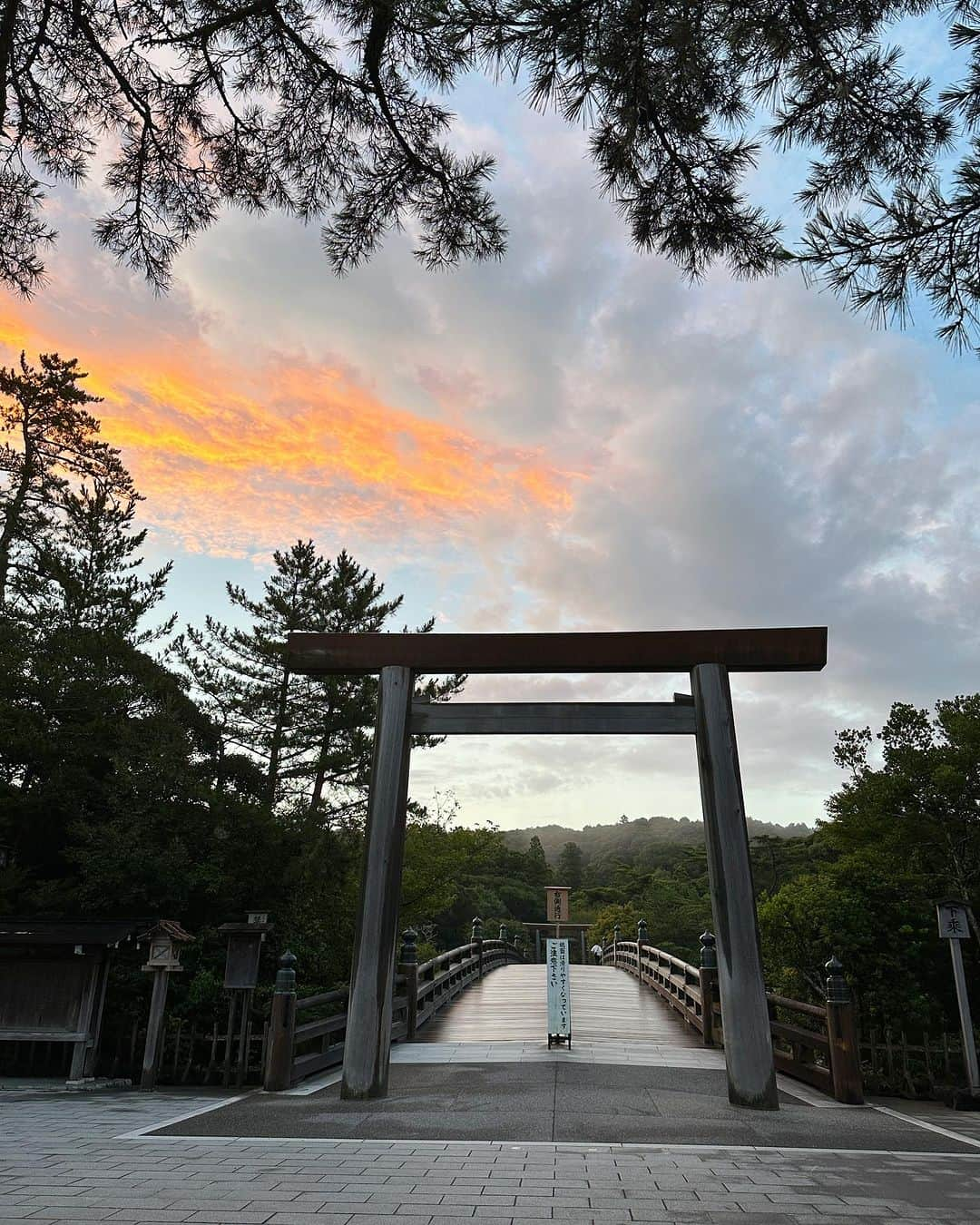 坂元美香さんのインスタグラム写真 - (坂元美香Instagram)「旅のつづき  伊勢神宮 内宮⛩️ 早朝参拝  神々しい朝の風景と、浄化されるような マイナスイオンいっぱいの空気は 早朝参拝ならではの特別感でした🌿  1時間ほど歩いてひと通り回って、 家族と自分にお守りを買いました。 とっても良いお詣りでした☺️  冬はもっと空気が澄んで落ち着いていて 素晴らしいんだろうなぁ✨  #伊勢神宮 #伊勢神宮内宮 #皇大神宮 #早朝参拝  #伊勢 #三重 #坂元一人旅」8月18日 6時57分 - mika_saka