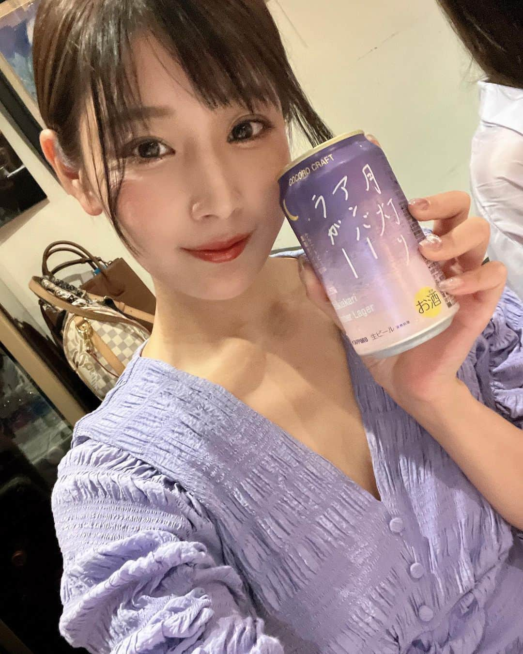 沢すみれさんのインスタグラム写真 沢すみれinstagram「ココロクラフト💜月灯りアンバーラガー 815火 セブンandアイグループ限定販売 Osteriatotto さんのお