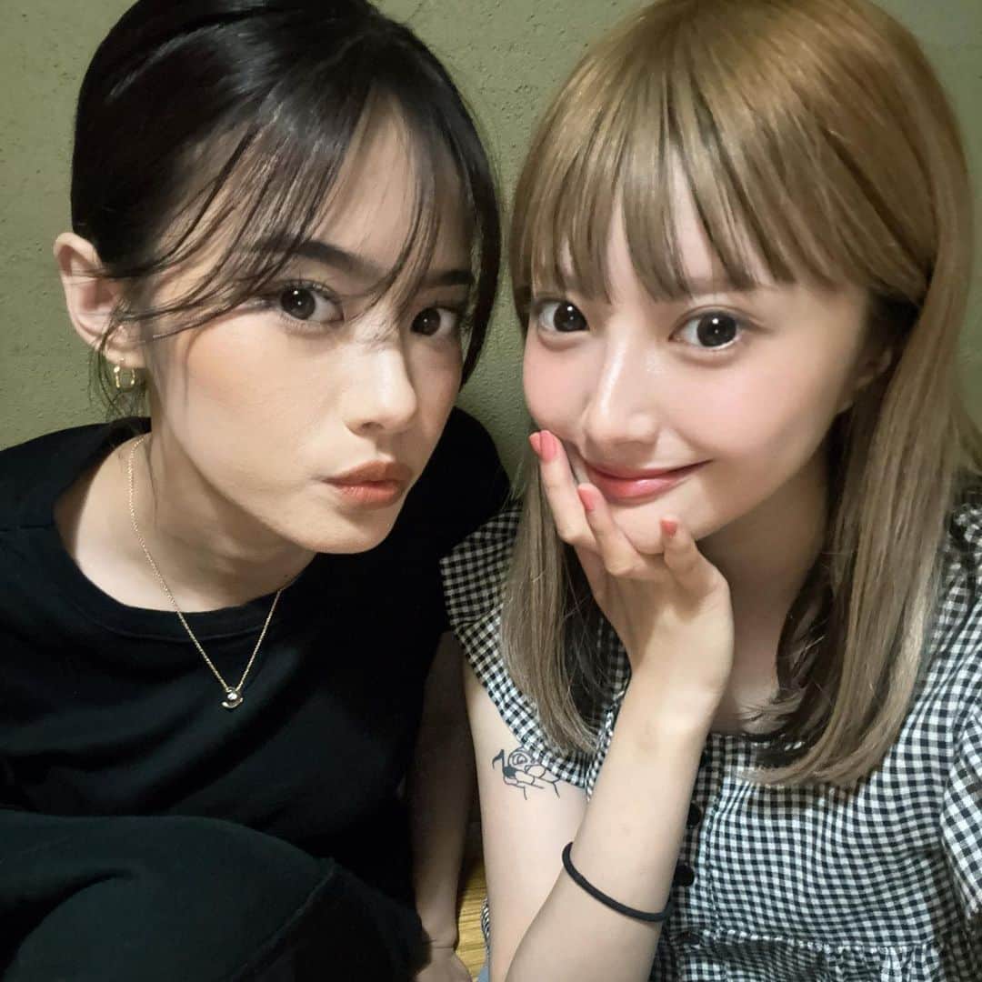 安西かれんのインスタグラム：「妹と久しぶりにごはん🐥 運命共同体からパワー貰いましたわ😌ｱﾘｶﾞﾄ」