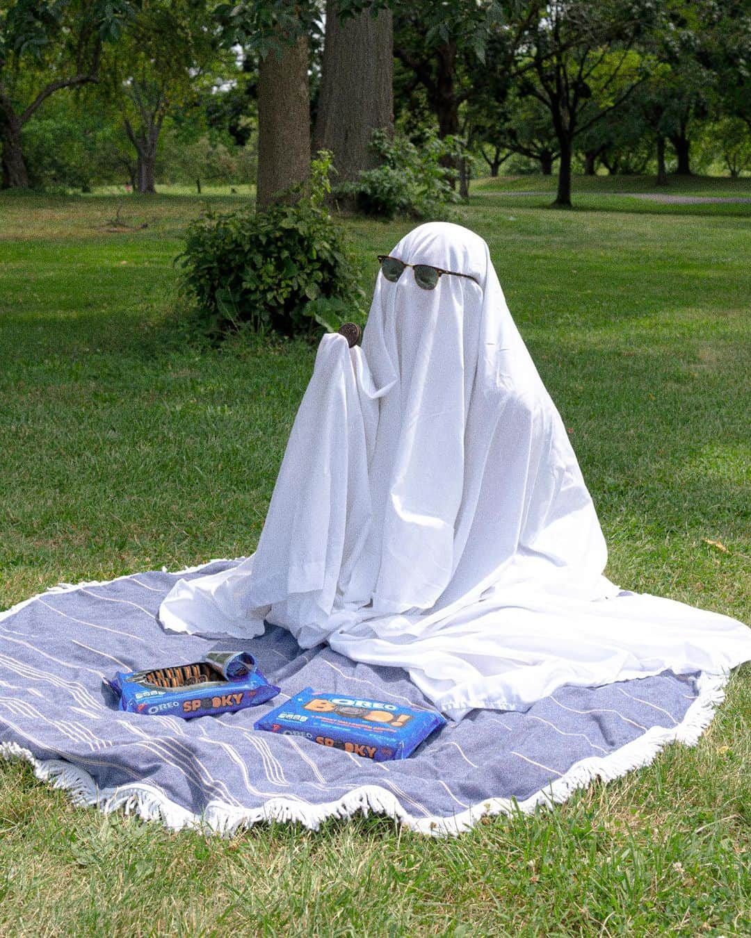 OREOさんのインスタグラム写真 - (OREOInstagram)「Ghost confirmed: OREO BOO! is back on shelves…Halloween starts now! 👻」8月17日 23時14分 - oreo