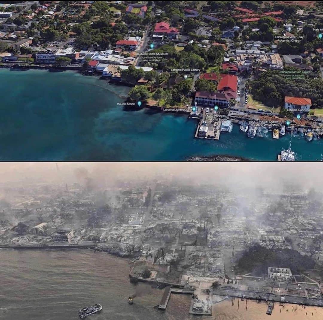 ケリア・モニーツのインスタグラム：「To the people of Maui, I love you, and I’m deeply sorry for your horrific loss. For those wondering how you can help from afar, follow @lahaina_ohana_venmo and donate directly to the families horribly affected by the fires. The town of Lahaina is gonna need us to stand with them today and for the years to come. If you are like me and want to stay informed in real time with information from educated leaders of the community follow @ainamomona @kai_lenny @tiare_lawrence & @kakoo_haleakala. Links will be up in my bio!」