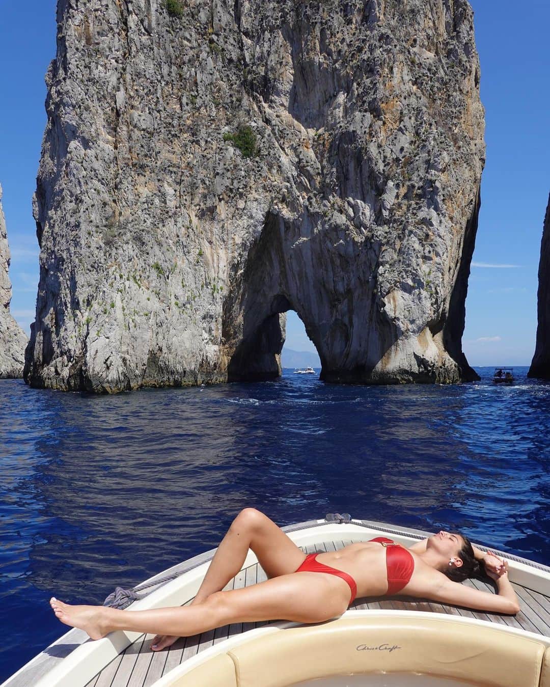 サラ・サンパイオのインスタグラム：「Capri」