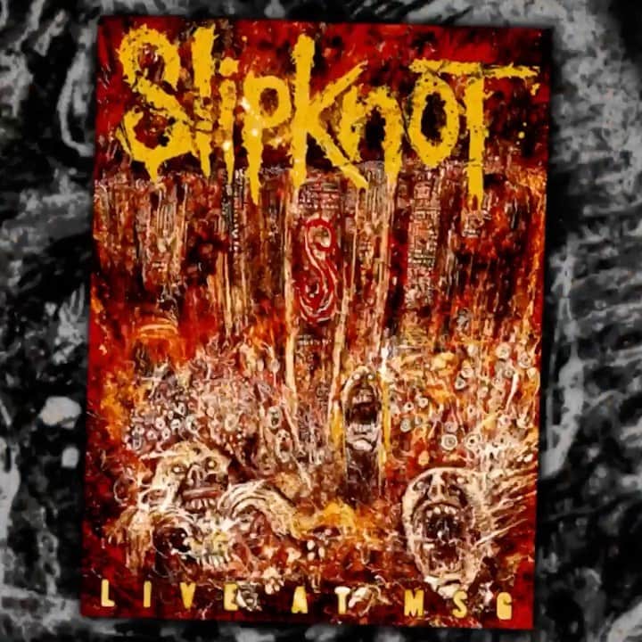 Slipknotのインスタグラム：「Limited Edition LIVE AT MSG Lithos available now at slipknotmerch.com  18x24, numbered and signed by illustrator.  Slipknot: LIVE AT MSG 2009 Double Vinyl out tomorrow, 8/18」