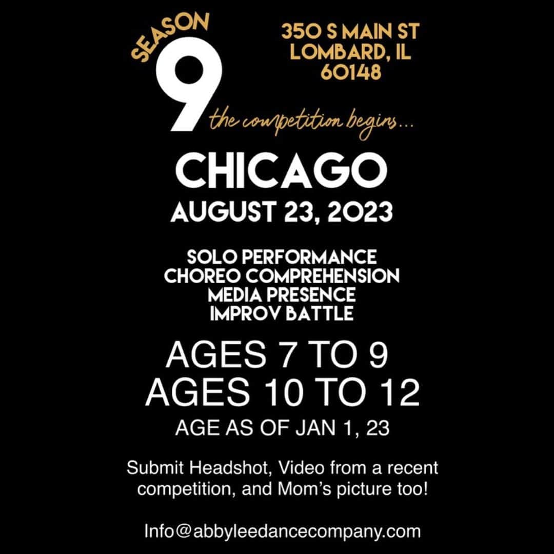 アビー・リー・ミラーさんのインスタグラム写真 - (アビー・リー・ミラーInstagram)「NEXT STOP: Chicago, IL 🌟 👉Wednesday, August 23rd #Season9 👉Aspiration Dance Company 📍350 S Main St. Lombard, IL 60148 💌: info@abbyleedancecompany.com」8月18日 2時48分 - therealabbylee