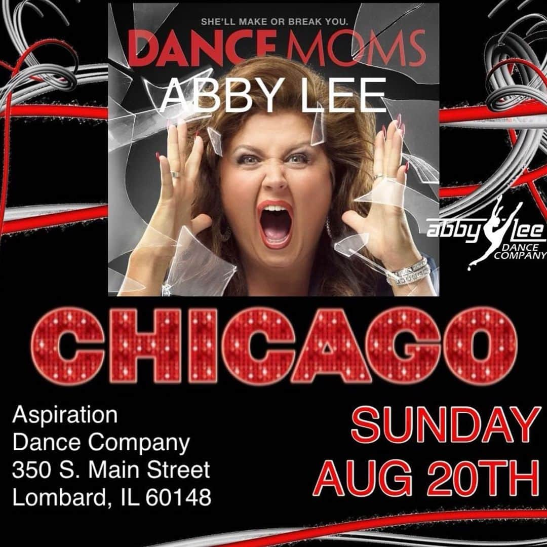 アビー・リー・ミラーさんのインスタグラム写真 - (アビー・リー・ミラーInstagram)「NEXT STOP: Chicago, IL 🌟 👉Wednesday, August 23rd #Season9 👉Aspiration Dance Company 📍350 S Main St. Lombard, IL 60148 💌: info@abbyleedancecompany.com」8月18日 2時48分 - therealabbylee