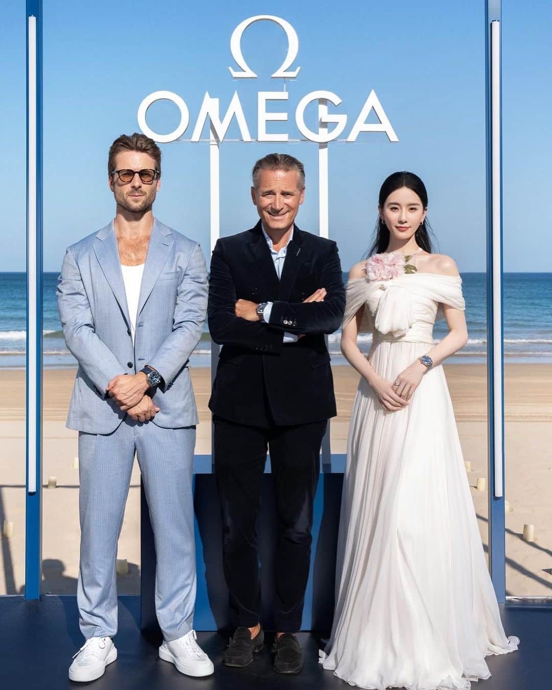 グレン・パウエルさんのインスタグラム写真 - (グレン・パウエルInstagram)「Summer Blue  @omega」8月18日 3時31分 - glenpowell